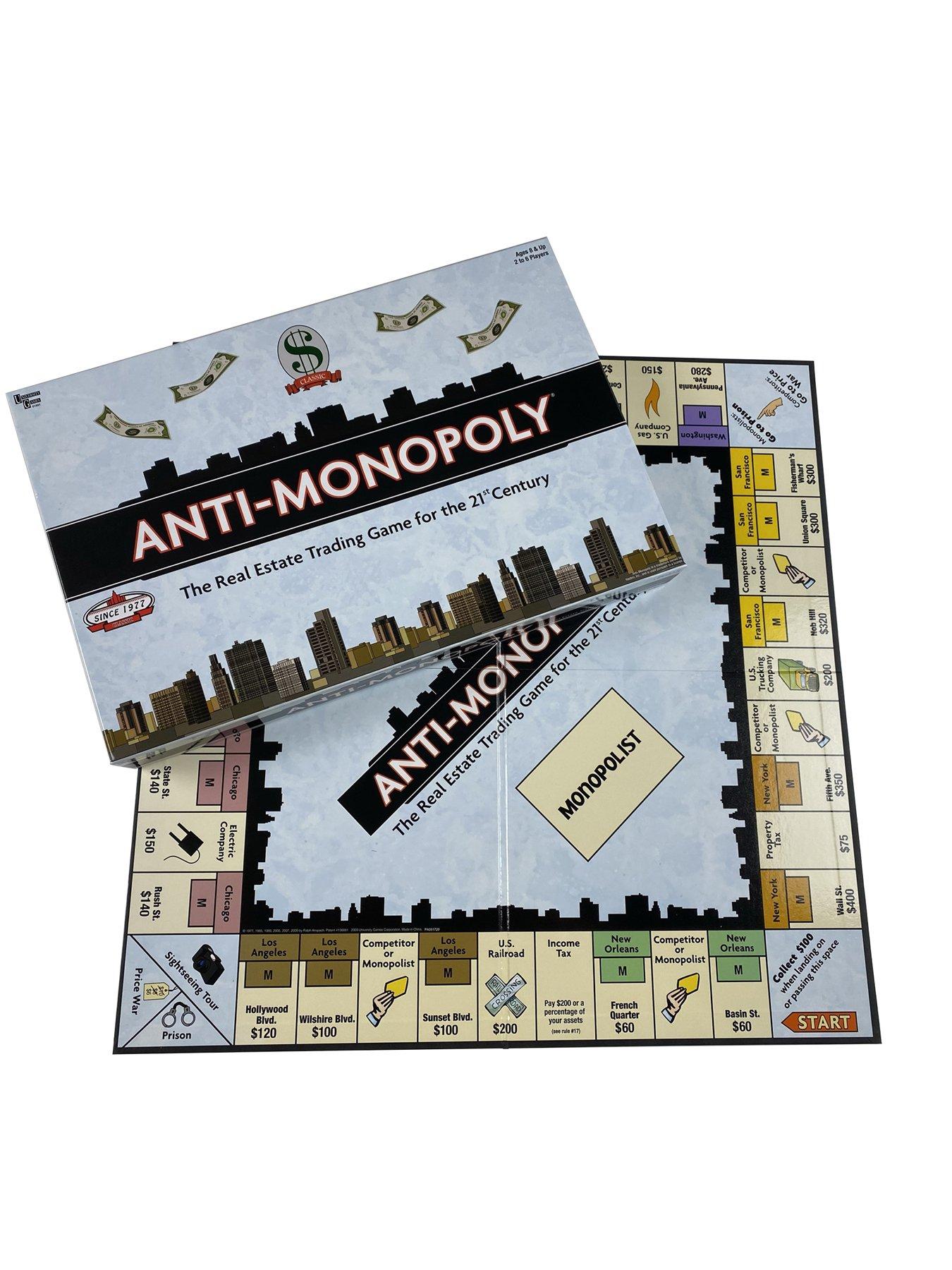 Image 3 of 6 of University Games Anti Monopoly Board Game