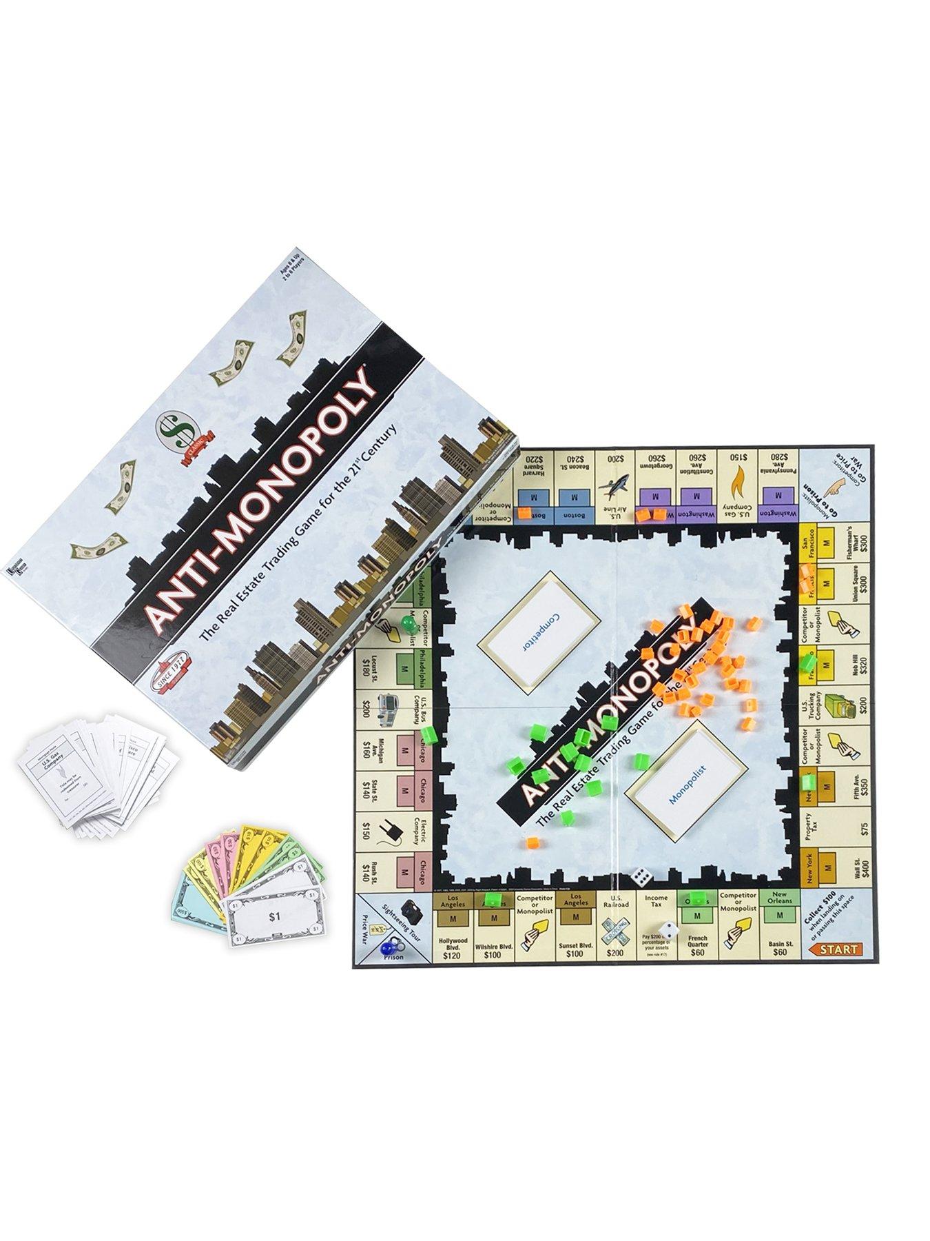 Image 4 of 6 of University Games Anti Monopoly Board Game