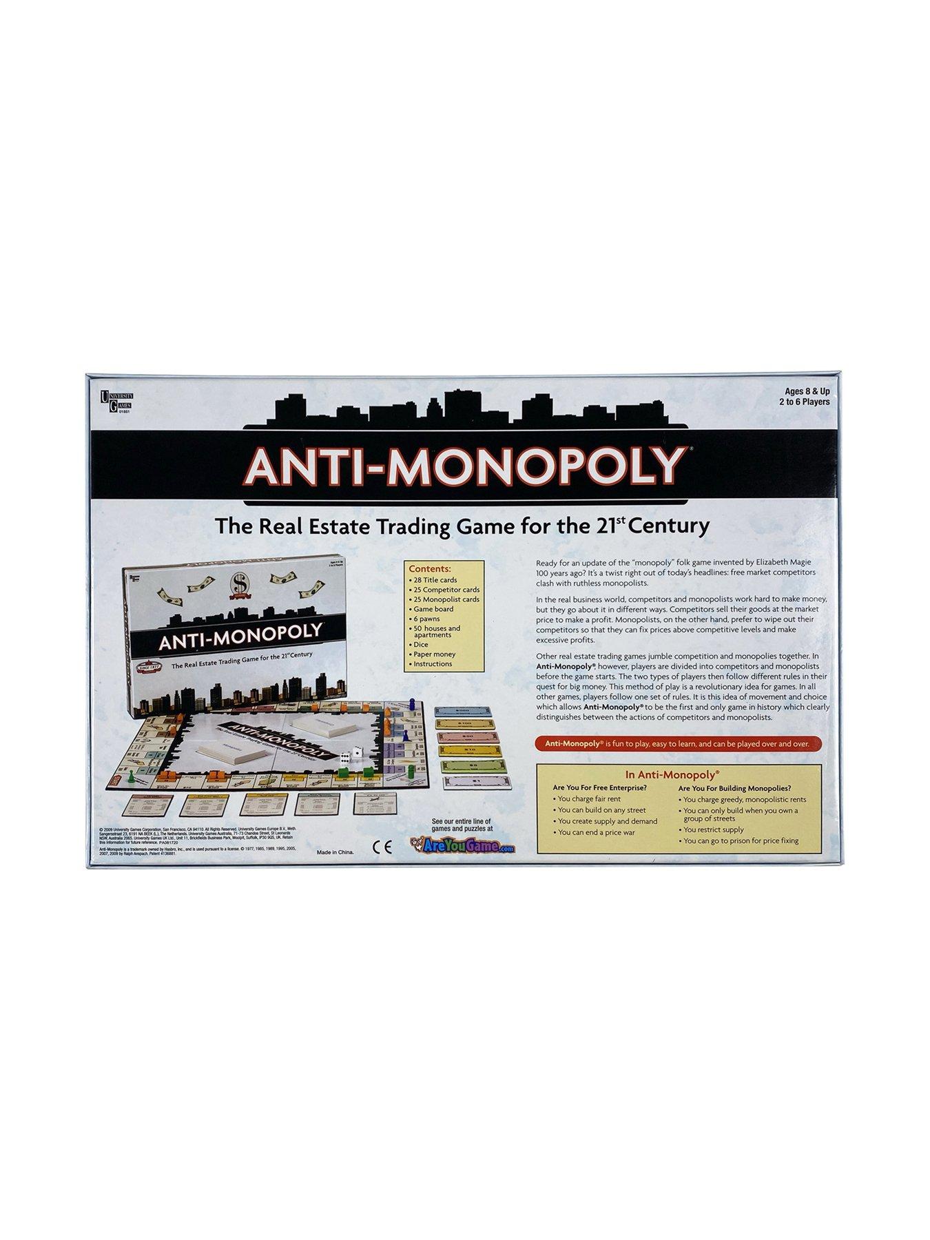 Image 5 of 6 of University Games Anti Monopoly Board Game