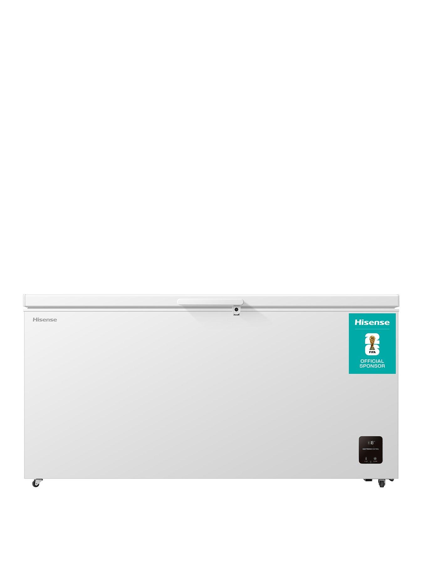 Hisense Hisense FC650D4AWLYE, 500L High Capacity Chest Freezer, E Rated in White