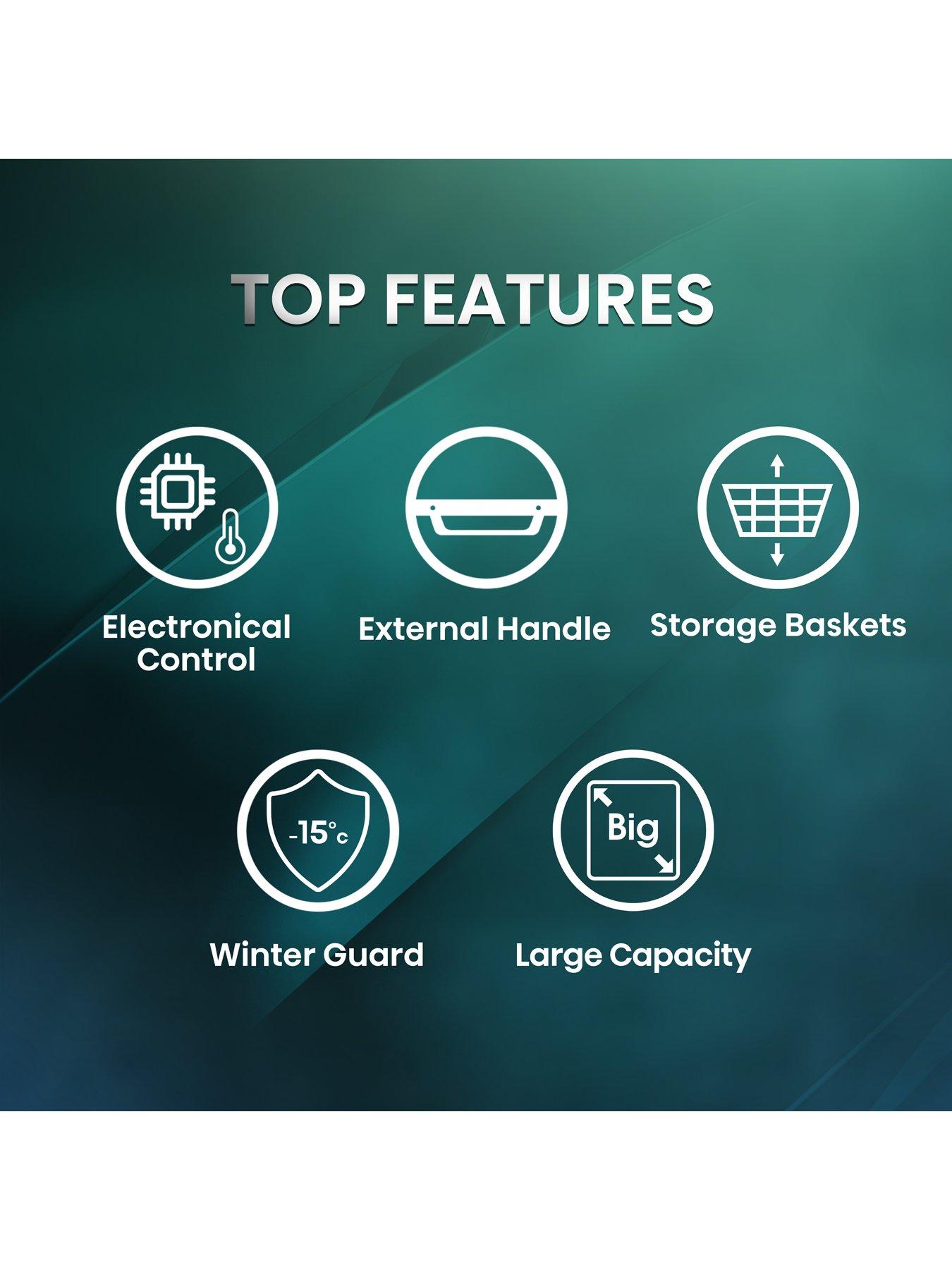 Image 3 of 7 of Hisense Hisense FC650D4AWLYE, 500L High Capacity Chest Freezer, E Rated in White