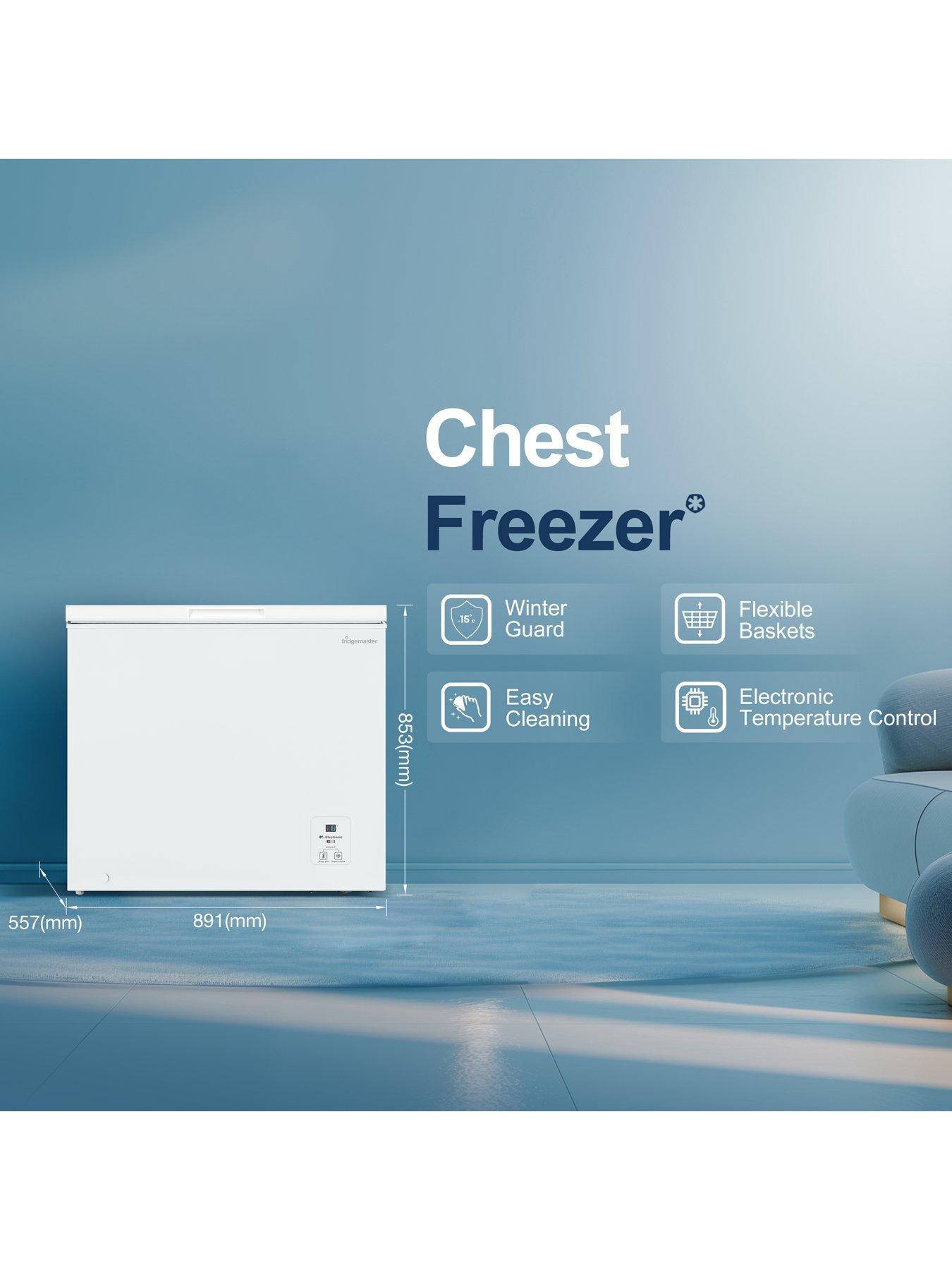 Image 4 of 7 of Fridgemaster Fridgemaster MCF198E Chest Freezer - White - E Rated