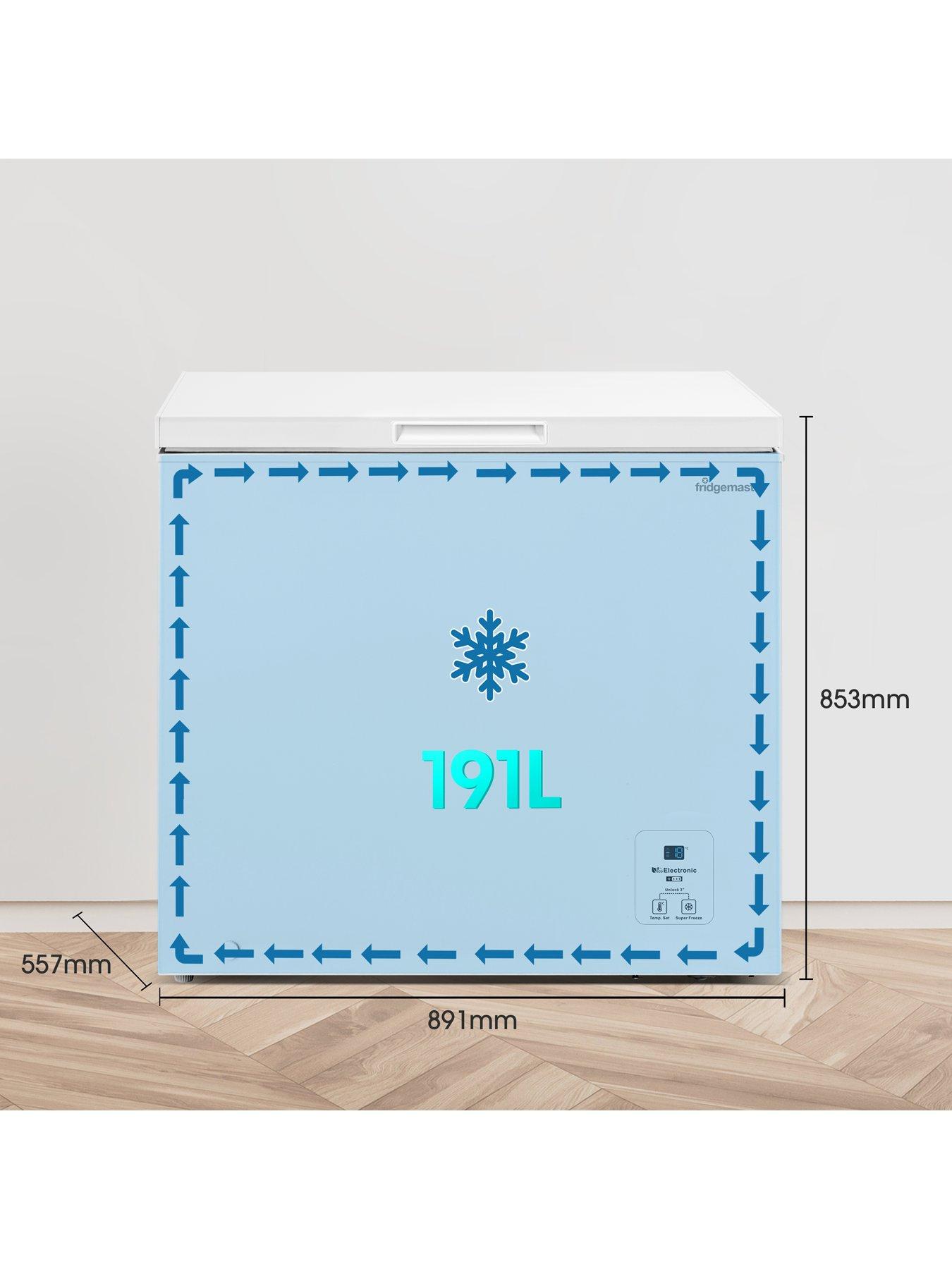 Image 7 of 7 of Fridgemaster Fridgemaster MCF198E Chest Freezer - White - E Rated