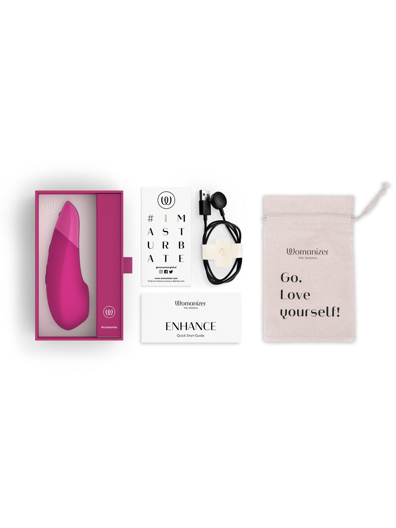 Image 5 of 8 of Lovehoney Womanizer Enhance Vibrant Pink