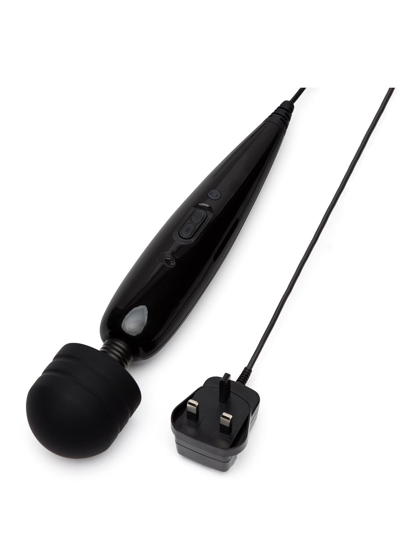 Lovehoney Classic Wand 2.0 Extra Powerful Multispeed Massage Vibrator Black