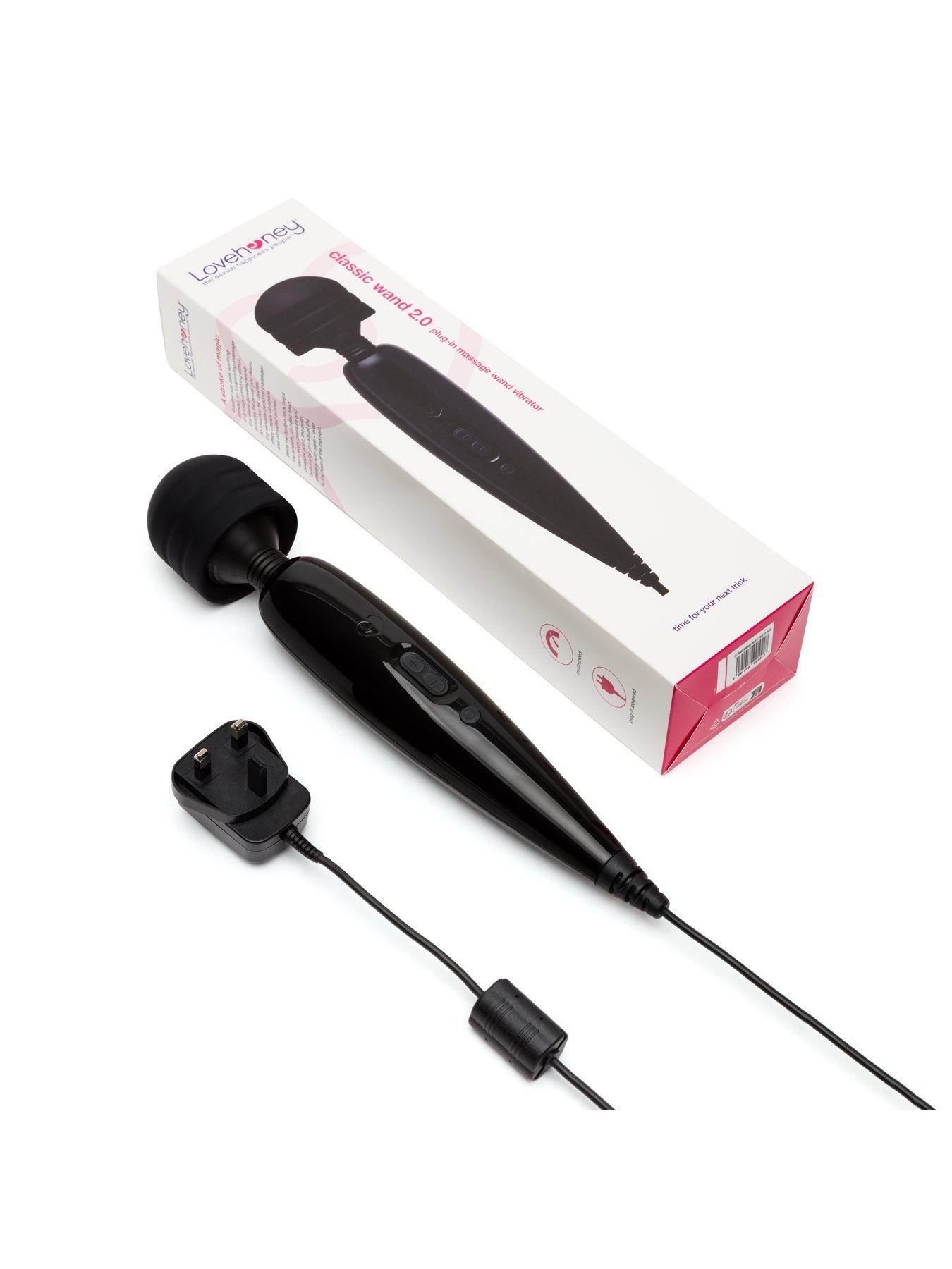 Image 5 of 6 of Lovehoney Classic Wand 2.0 Extra Powerful Multispeed Massage Vibrator Black