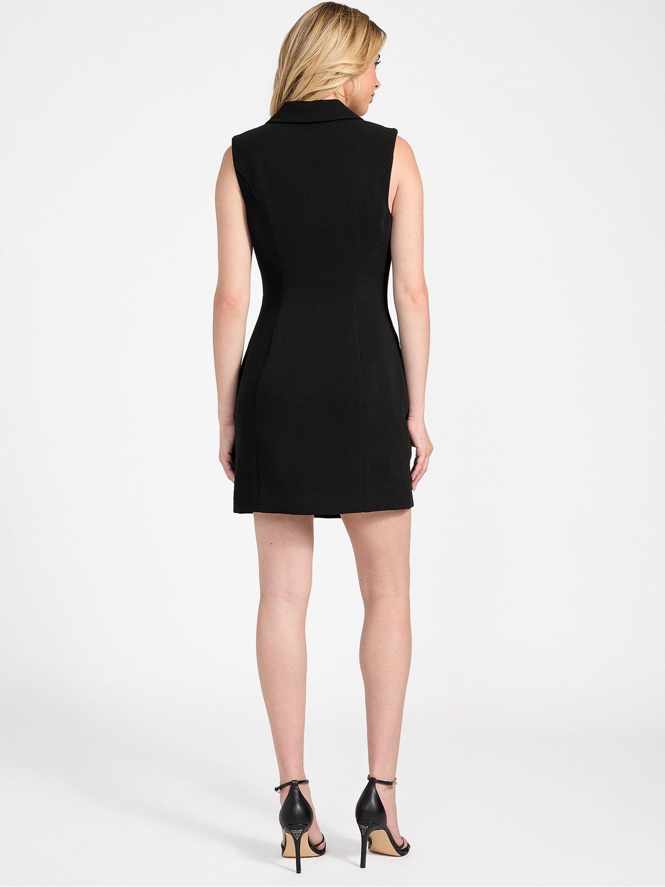 Image 2 of 4 of Guess Sleeveless Yeva Dress - Black