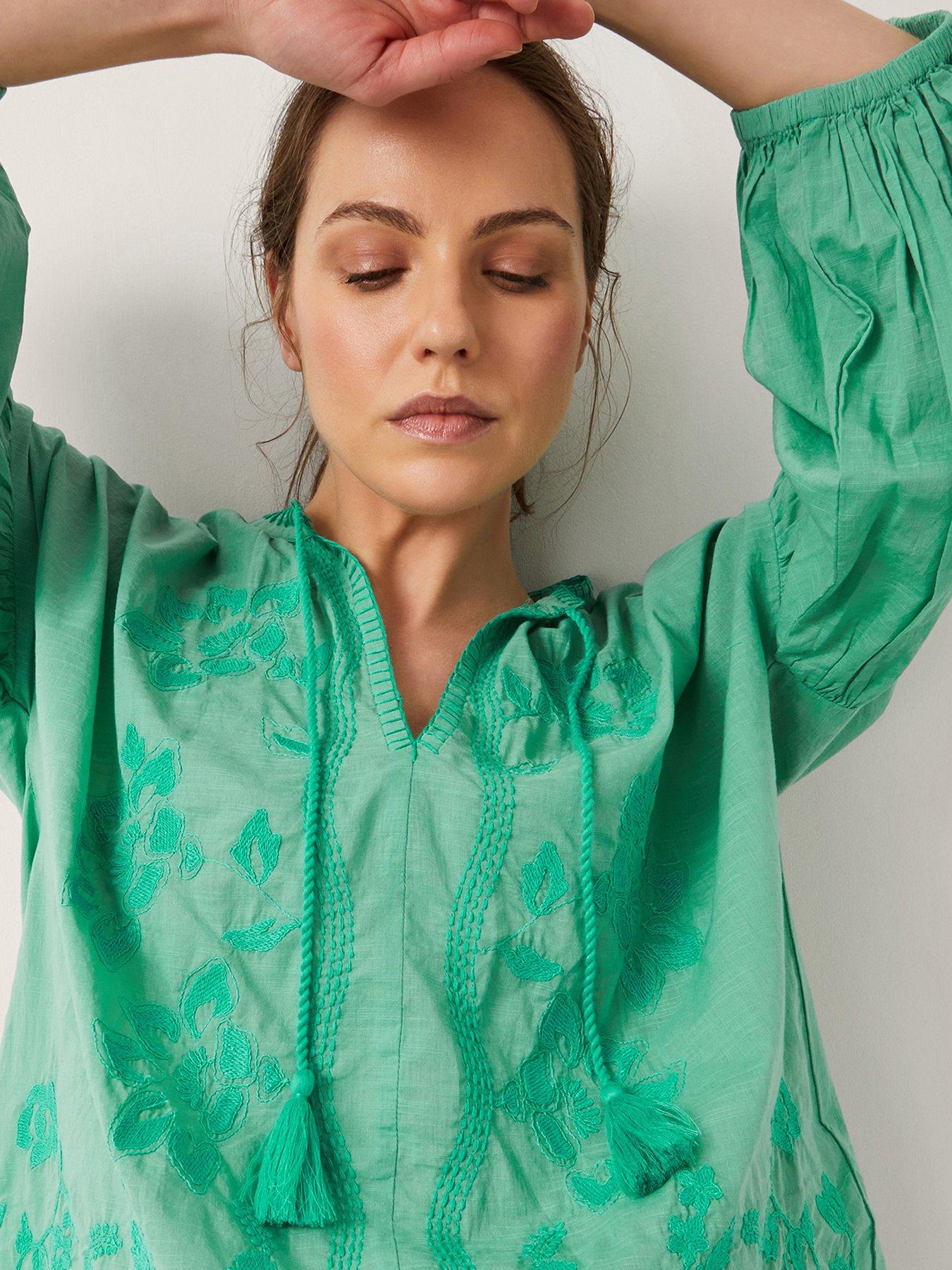 monsoon-milly-embroidered-top-sea-greendetail