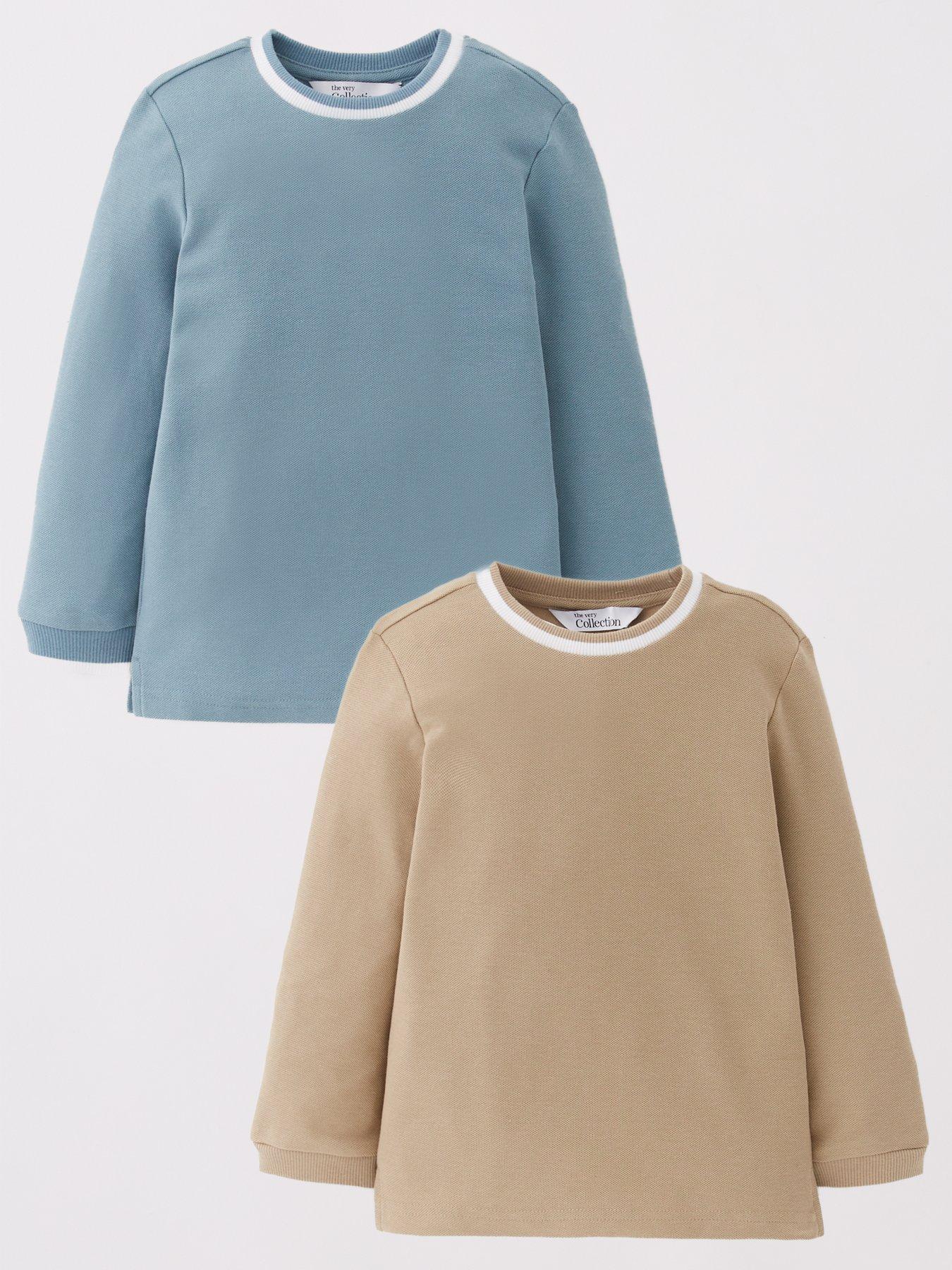 The Very Collection Boys 2 Pack Round Neck Top - Multi