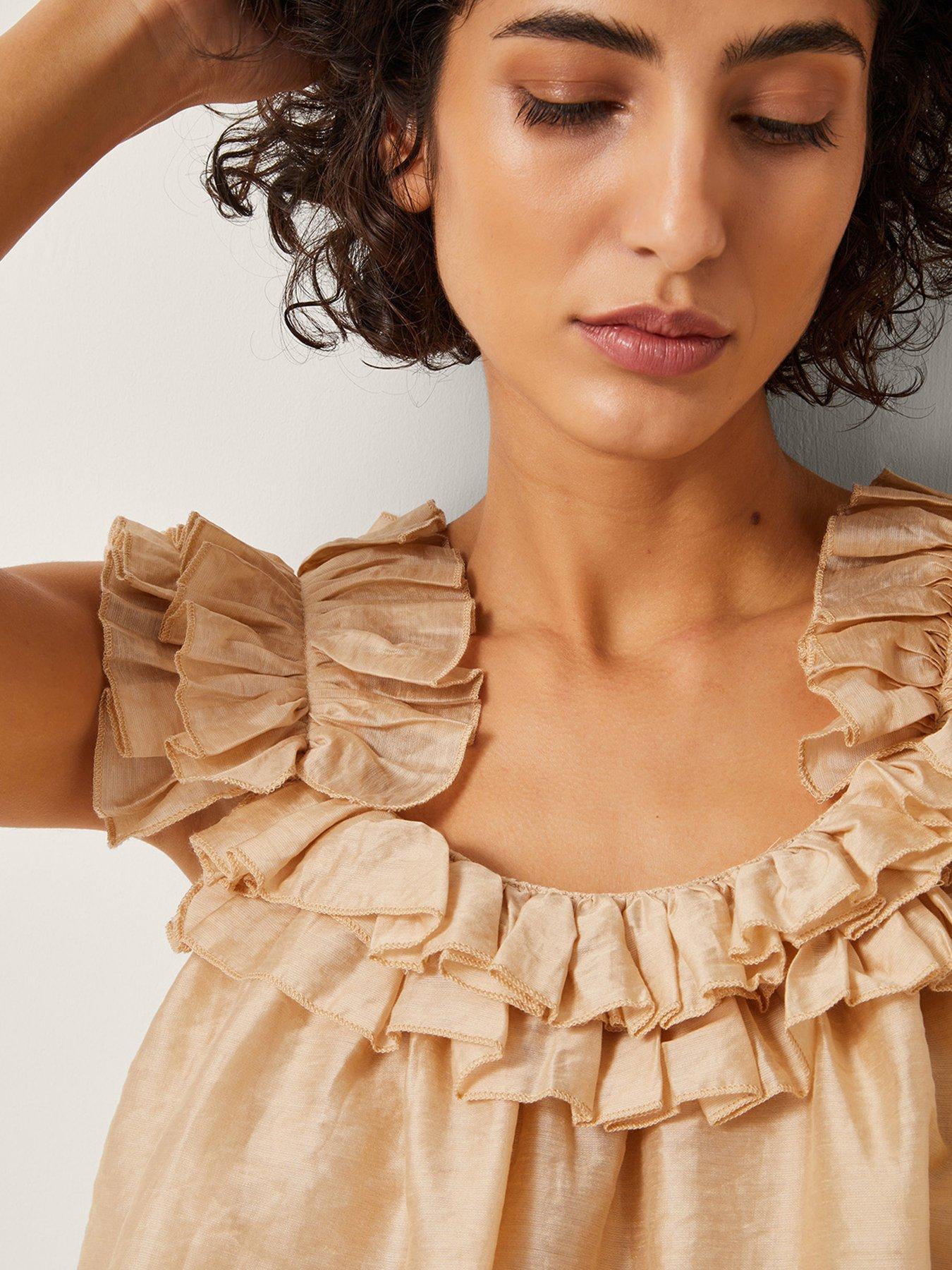 monsoon-ella-frill-top-apricotoutfit