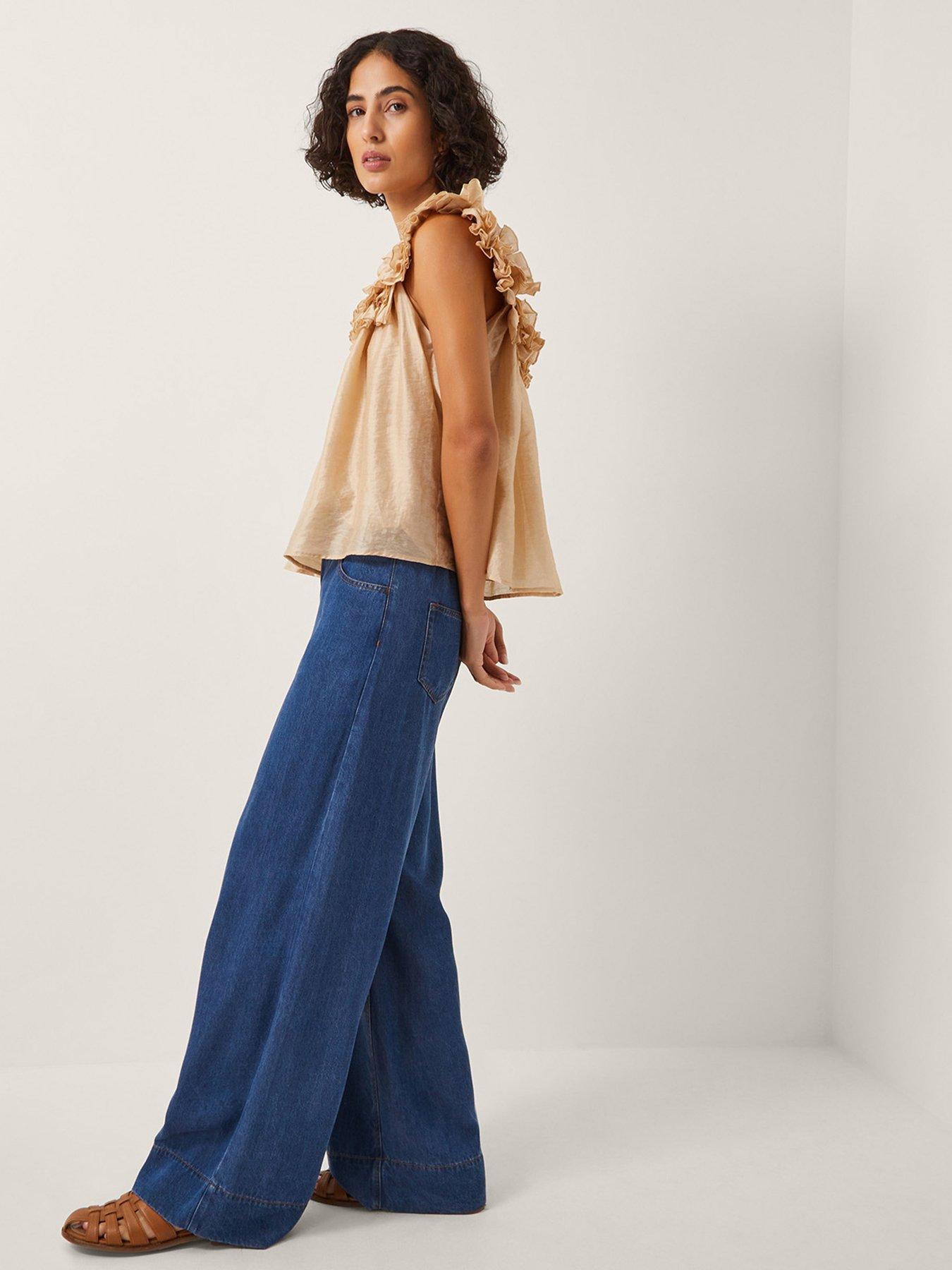 monsoon-ella-frill-top-apricotdetail