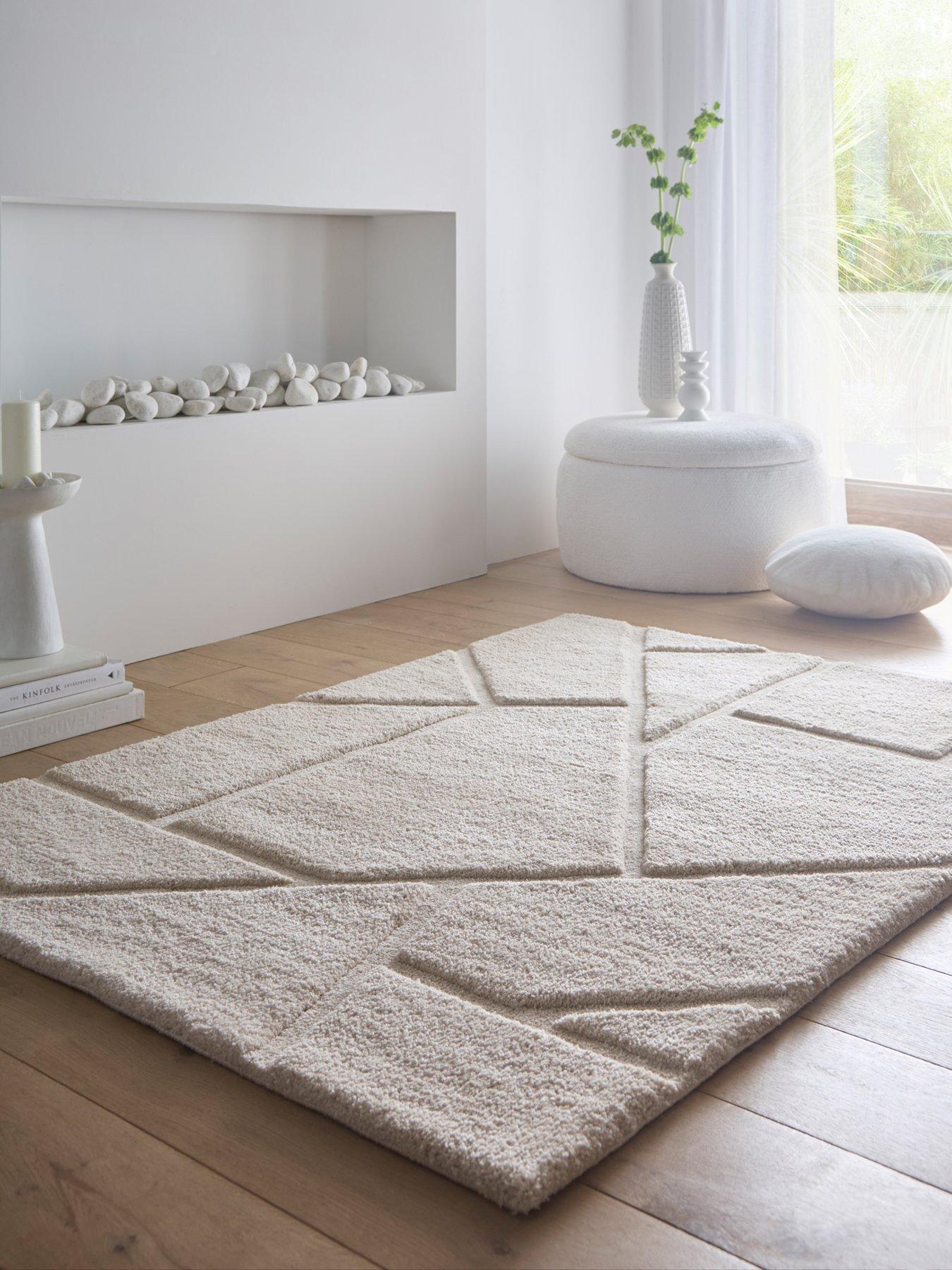 Image 1 of 5 of The Very Collection Stack Cream Rug