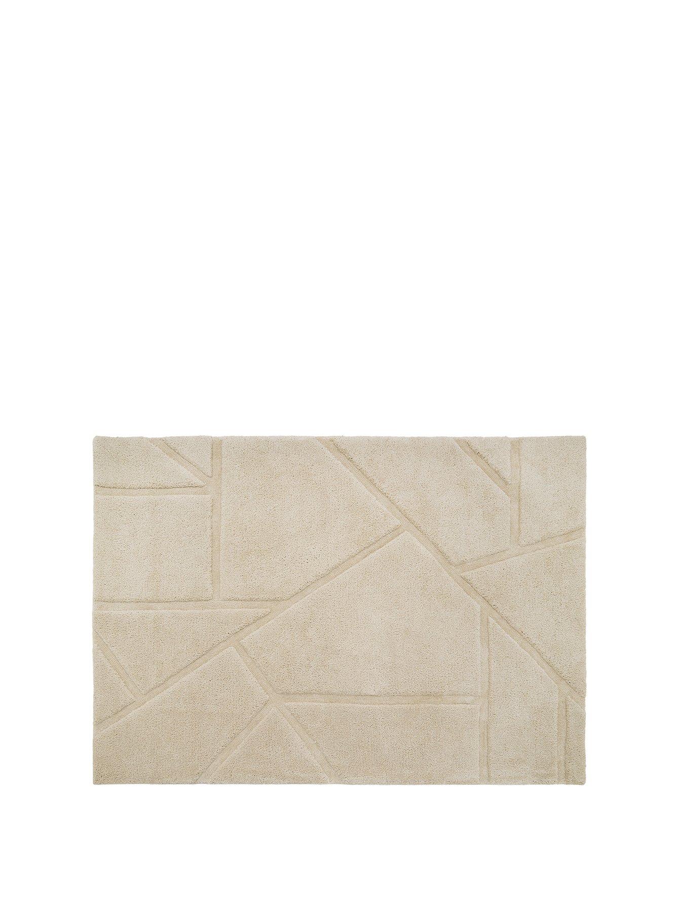 Image 2 of 5 of The Very Collection Stack Cream Rug