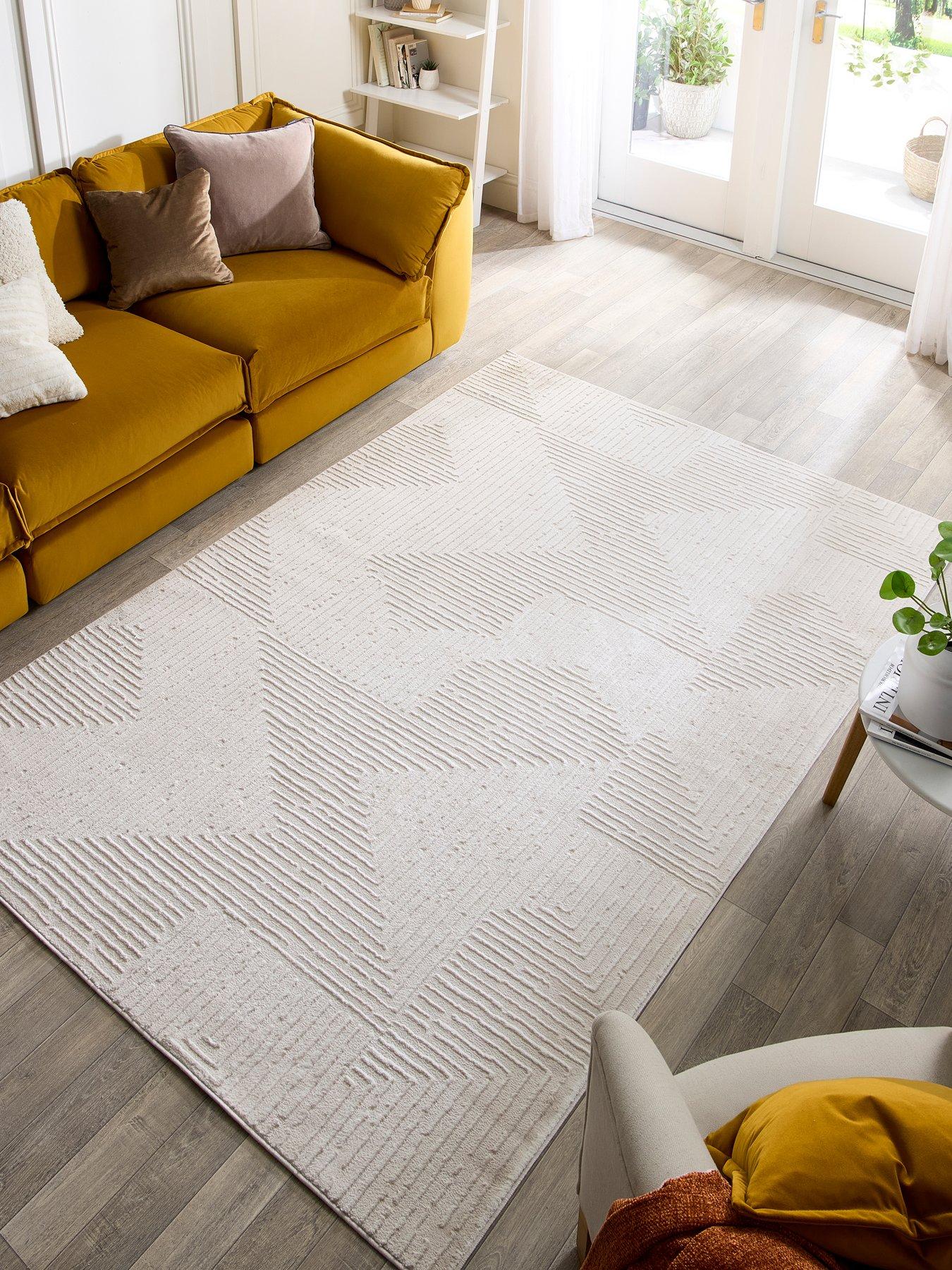 Image 1 of 4 of The Very Collection White Sands Zen Rug