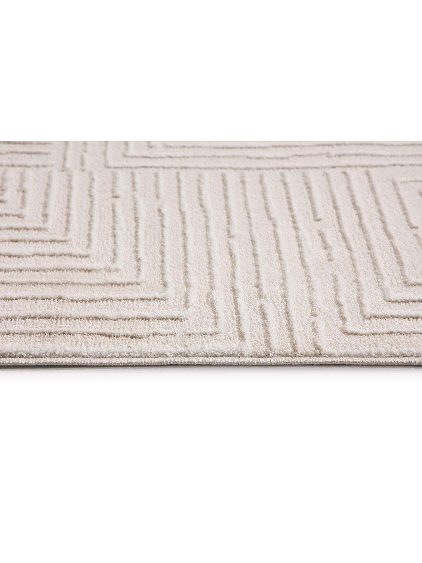 Image 4 of 4 of The Very Collection White Sands Zen Rug