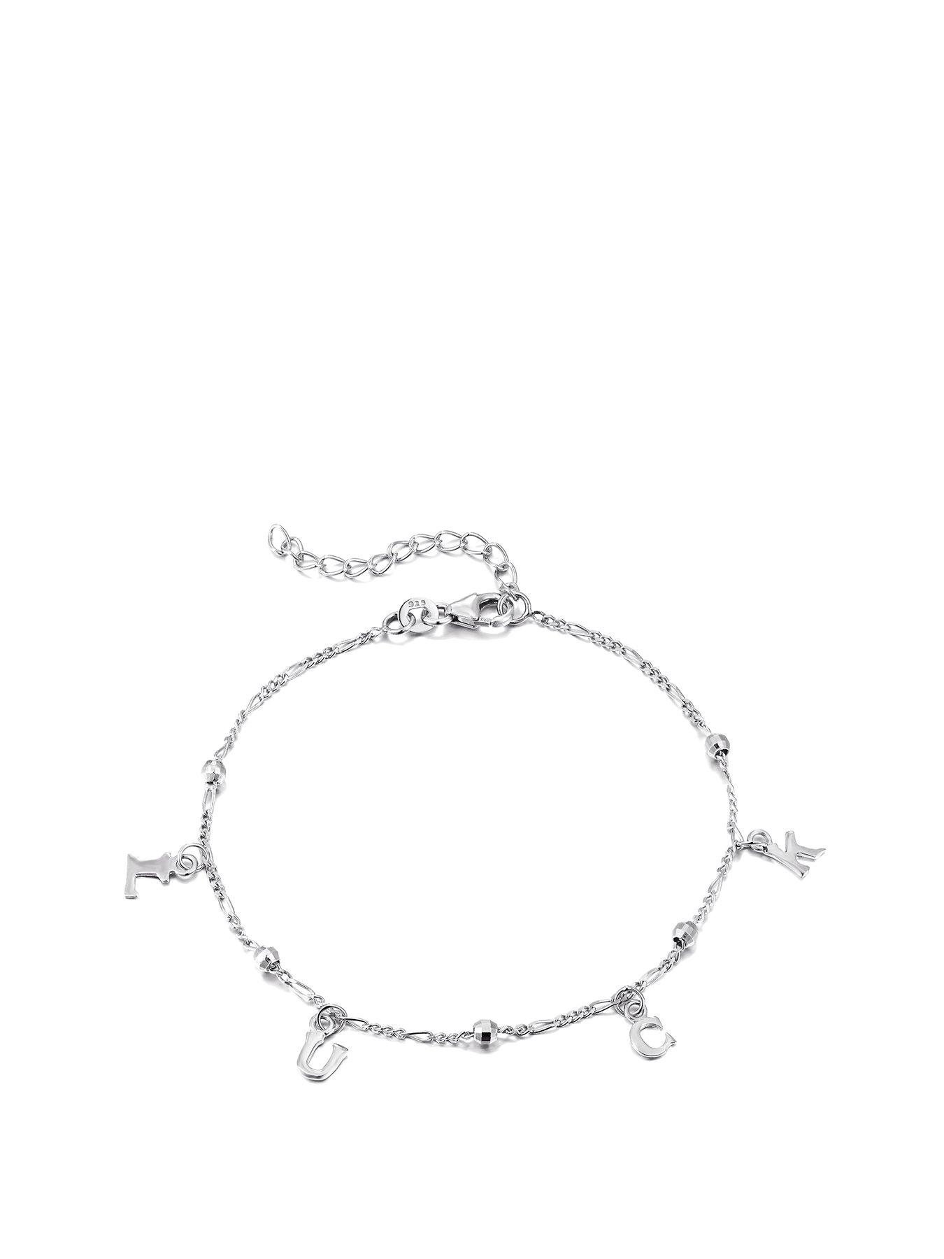 seol-gold-sterling-luck-charm-bracelet-silver