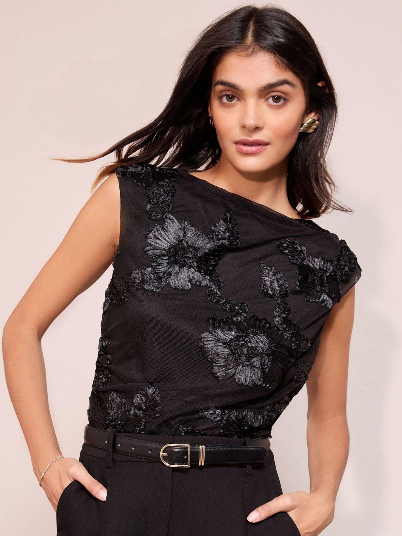 Image 1 of 4 of Friends Like These Cornelli Top - Black
