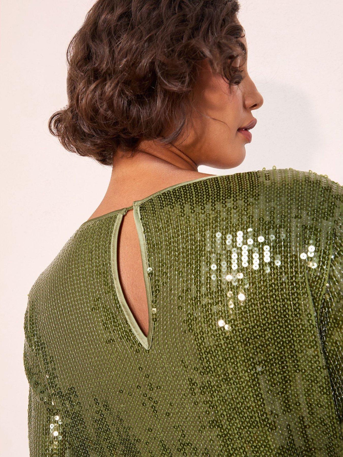 friends-like-these-sequin-long-sleeve-top-greenoutfit