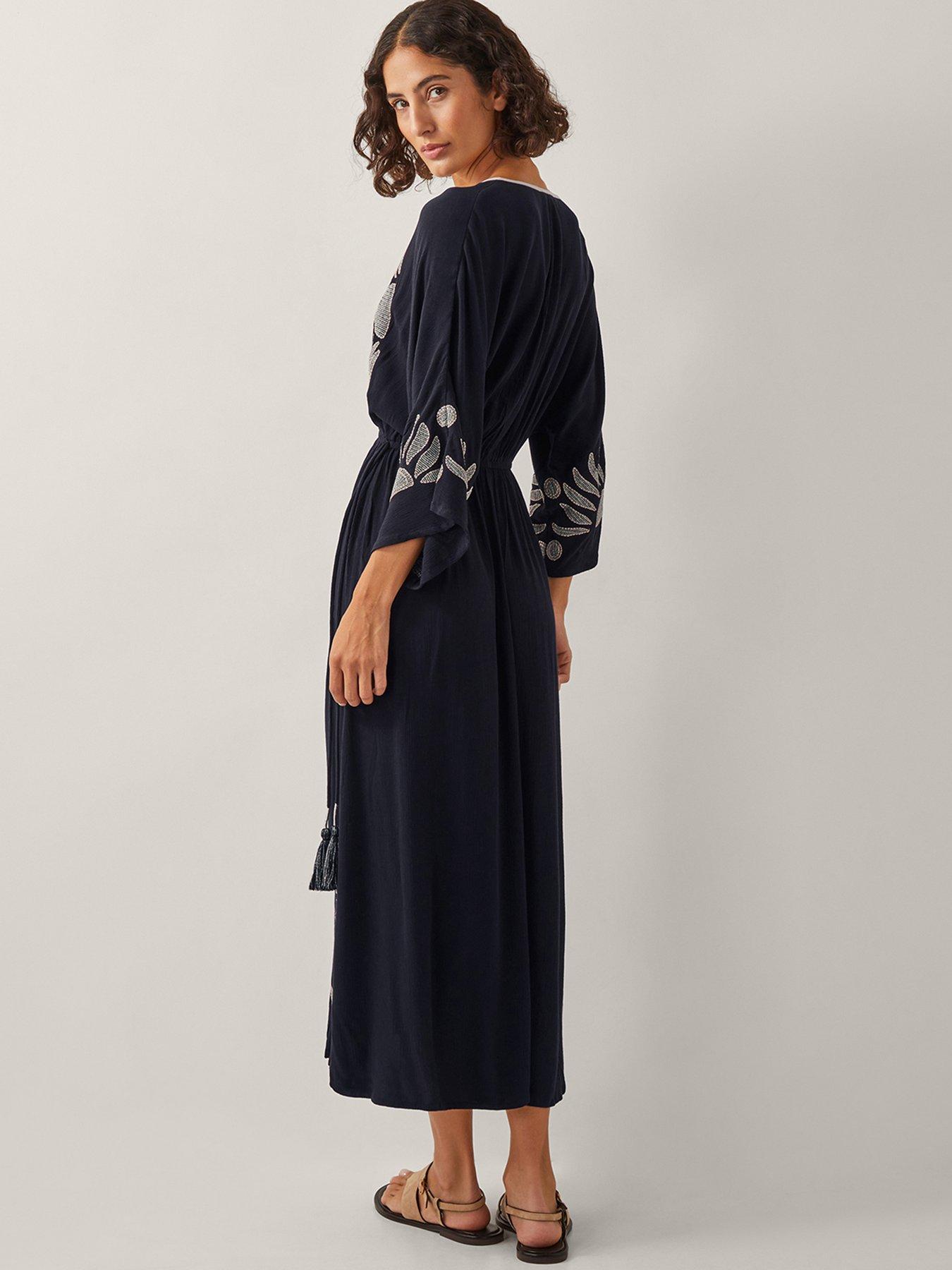 monsoon-sophia-maxi-kaftan-blackstillFront