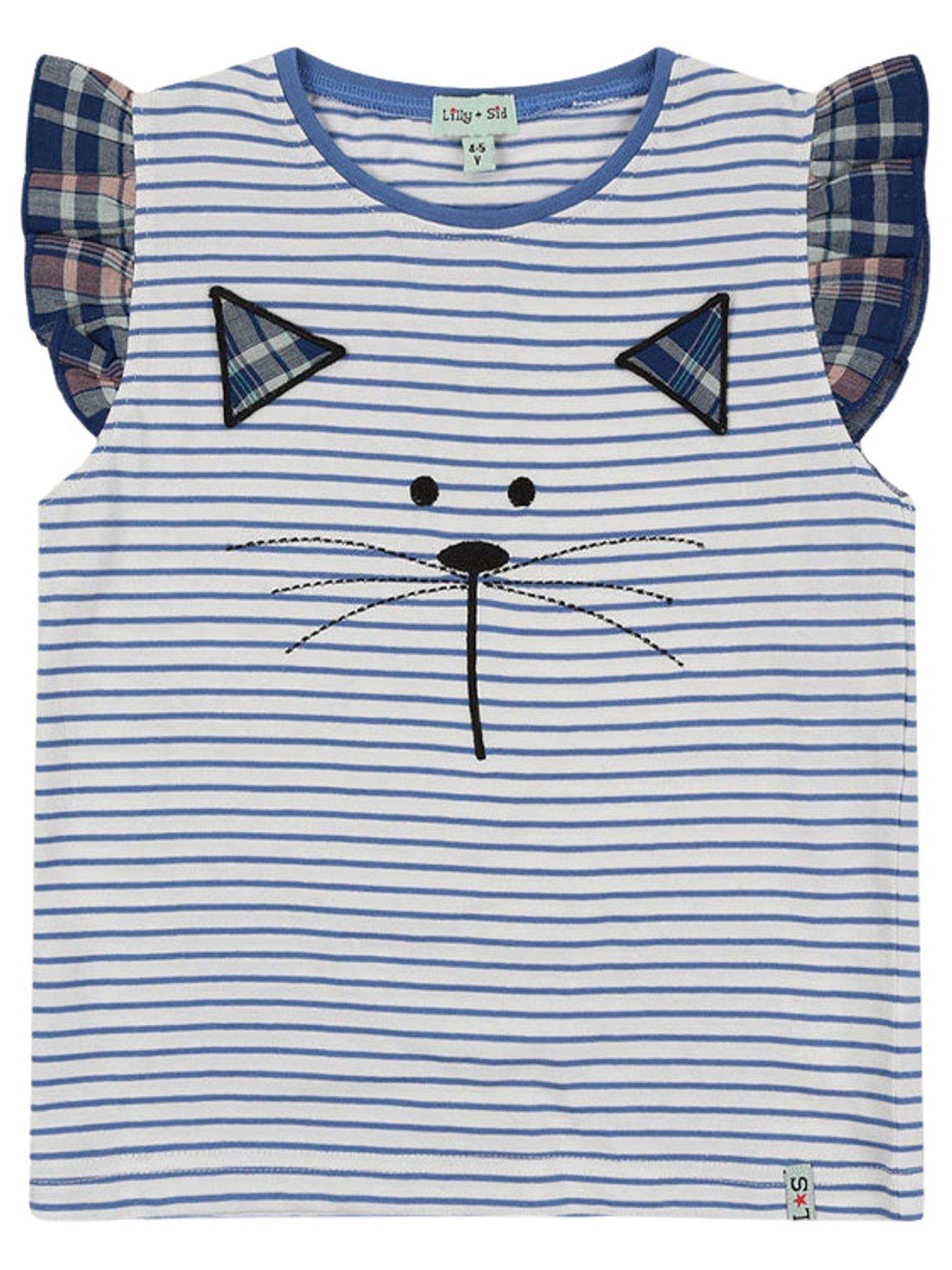 lilly-sid-girls-cat-applique-top-blue