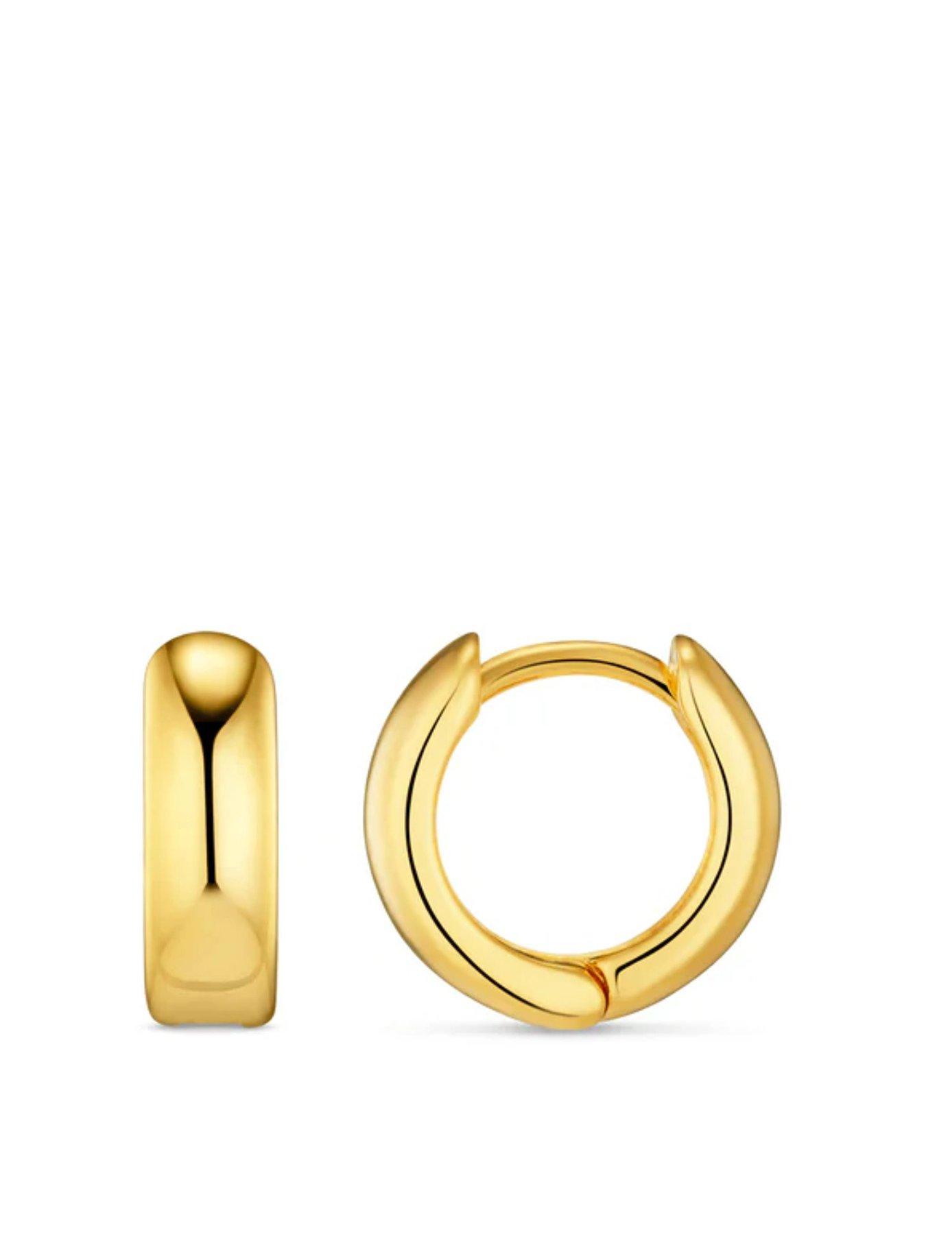 orelia-mini-domed-huggie-hoops