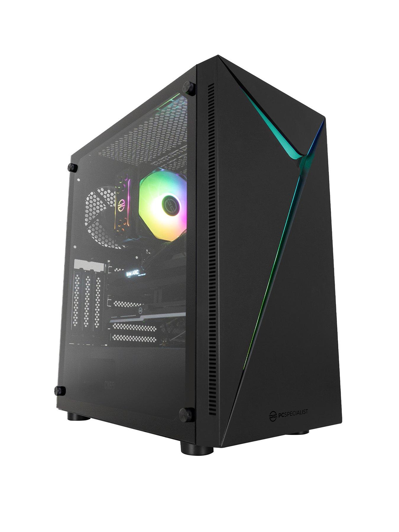 undefined Cypher 10 Gaming Desktop - 12GB INTEL ARC B580, Intel Core i5, 16GB RAM, 1TB SSD - Black