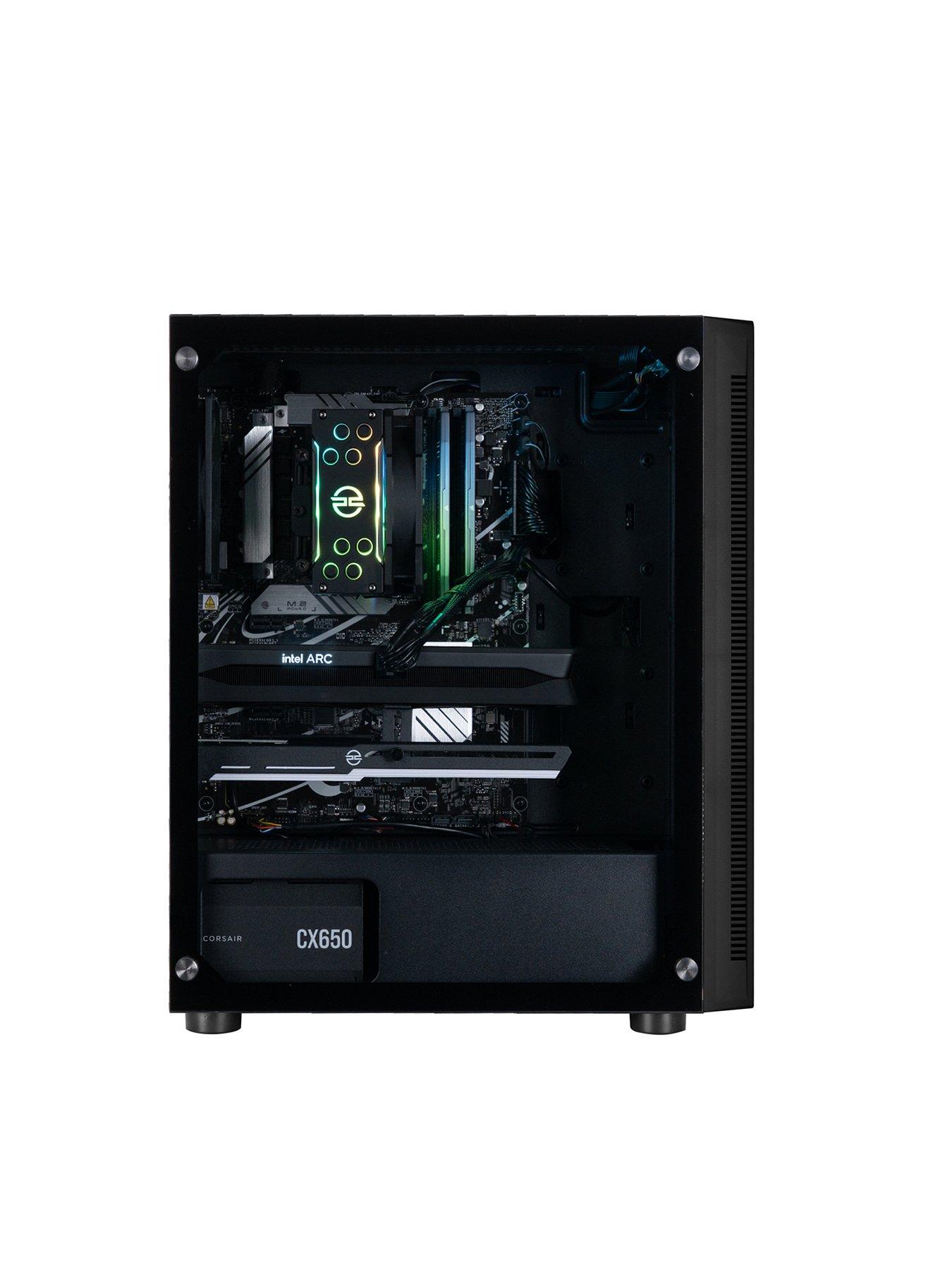 pcspecialist-cypher-10-gaming-desktop--nbsp12gb-intel-arc-b580nbspintel-core-i5nbsp16gb-ramnbsp1tb-ssd--nbspblackback