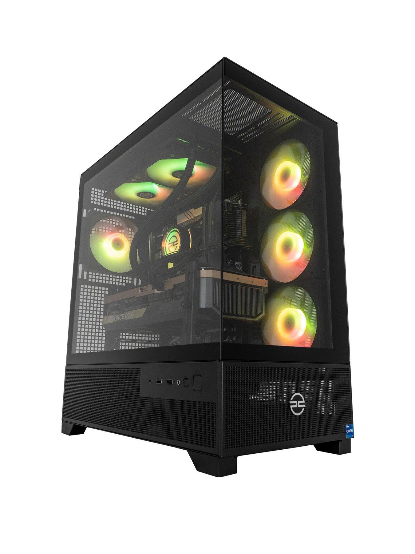 undefined Cypher 40 Gaming Desktop - GeForce RTX 5070 Ti, Intel Core i7, 32GB RAM, 2TB SSD - Black