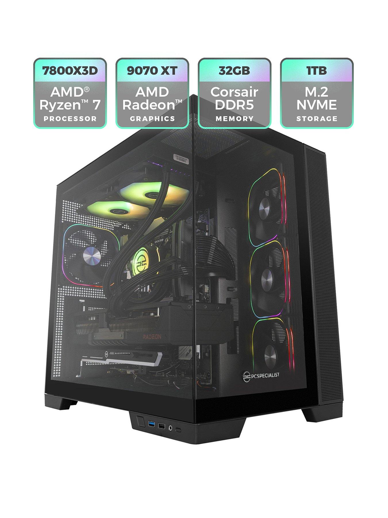 undefined Cypher 55 Gaming Desktop - GeForce RTX 5090, Intel Core i9, 64GB RAM, 4TB SSD - Black