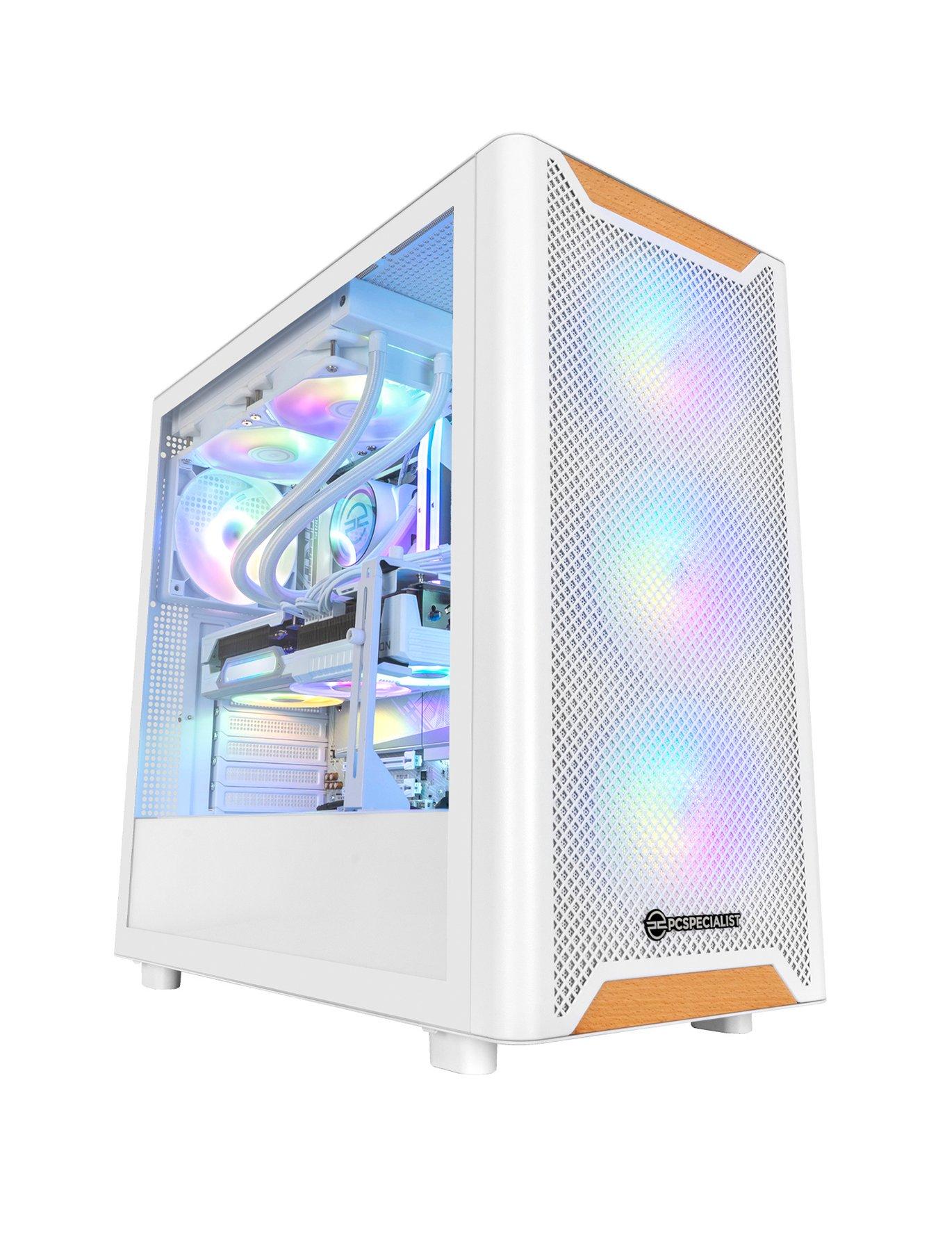 PCSpecialist Fusion Luna 40 AMD Radeon RX 9070 XT AMD Ryzen 7 32GB 2TB White