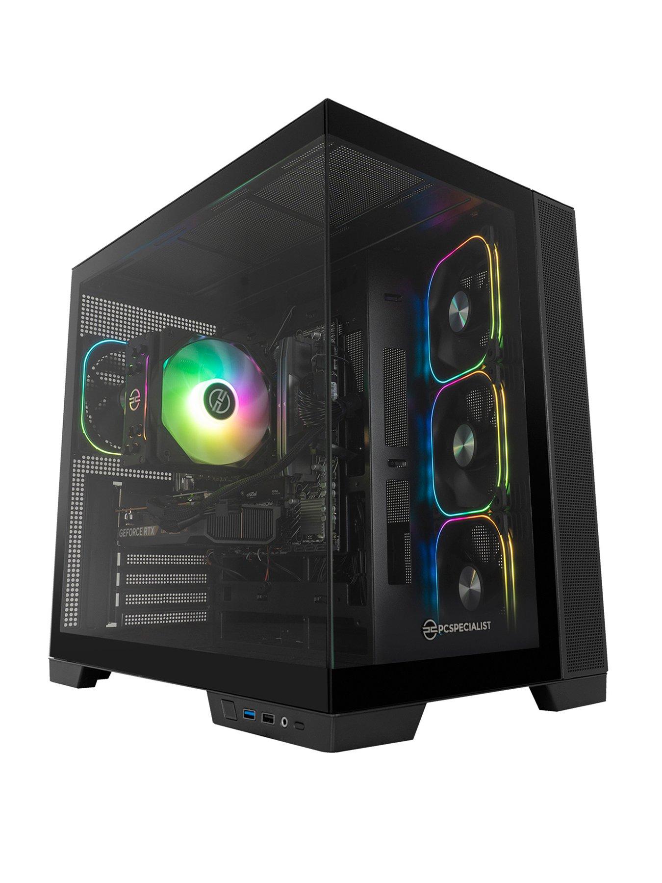 undefined Fusion 30 Gaming Desktop - GeForce RTX 5060, AMD Ryzen 5, 16GB RAM, 1TB SSD - Black
