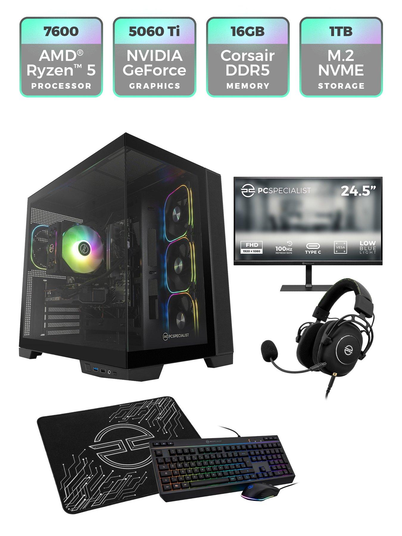 pcspecialist-fusion-35-gaming-bundle-geforce-rtx-5060-ti-amd-ryzen-5-16gb-1tb-blackstillFront