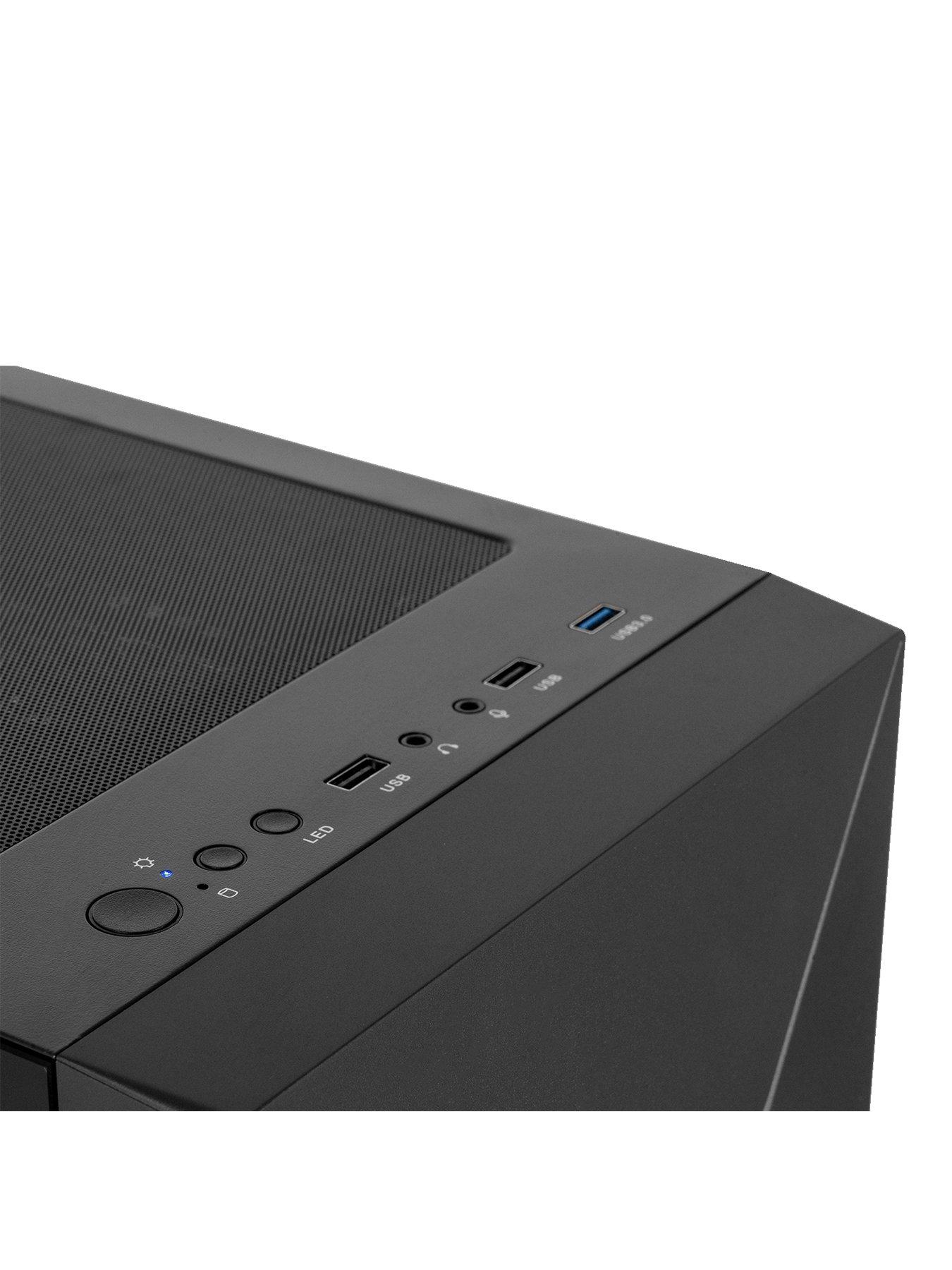Image 4 of 7 of PCSpecialist Fusion 15 Gaming Desktop (AMD Ryzen 5, 16GB RAM, 1TB SSD) Bundle with &nbsp;with 24.5in FHD Monitor, Headset, Keyboard, Mouse &amp; Mat