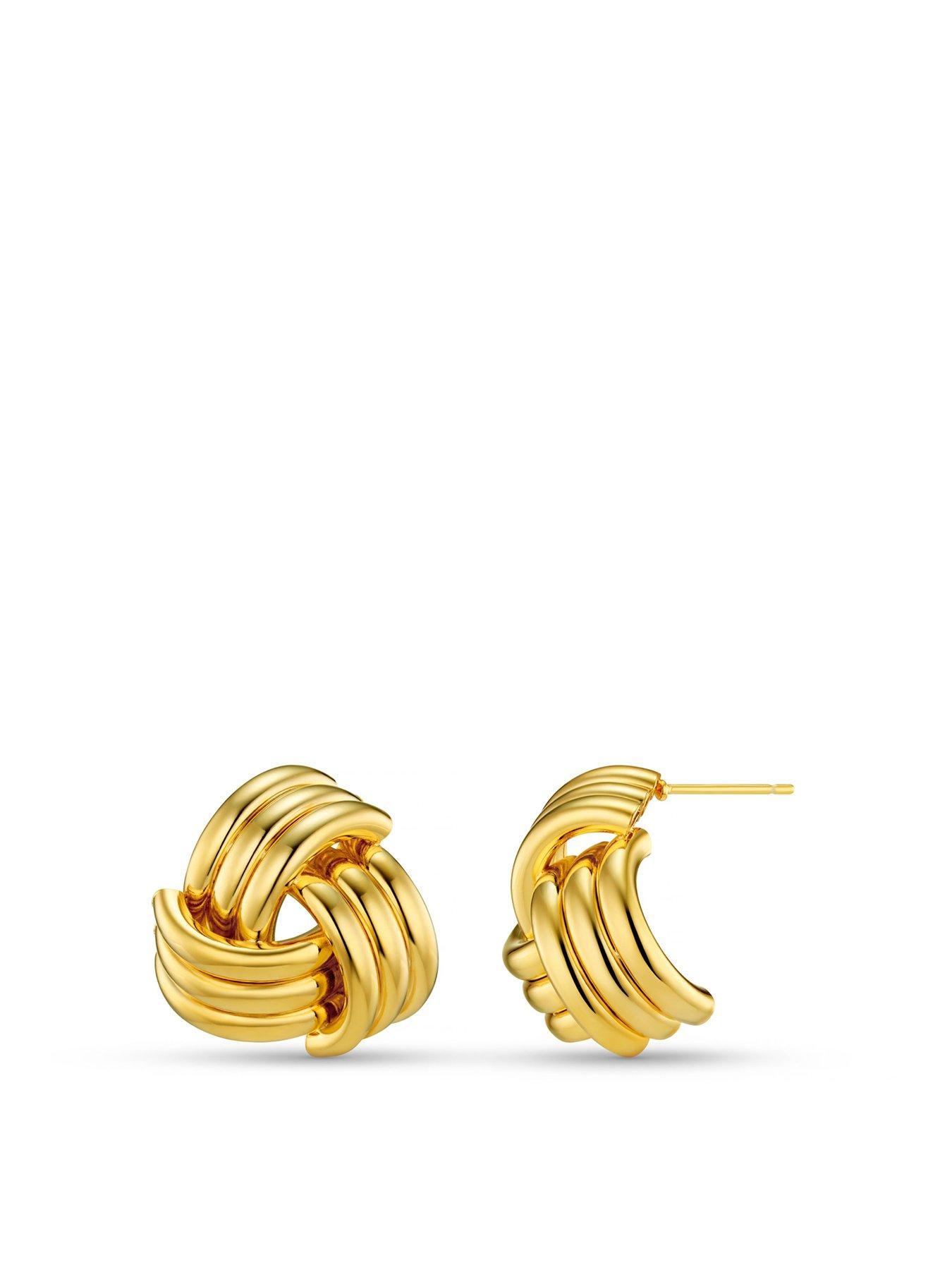 orelia-interlocking-statement-stud-earring