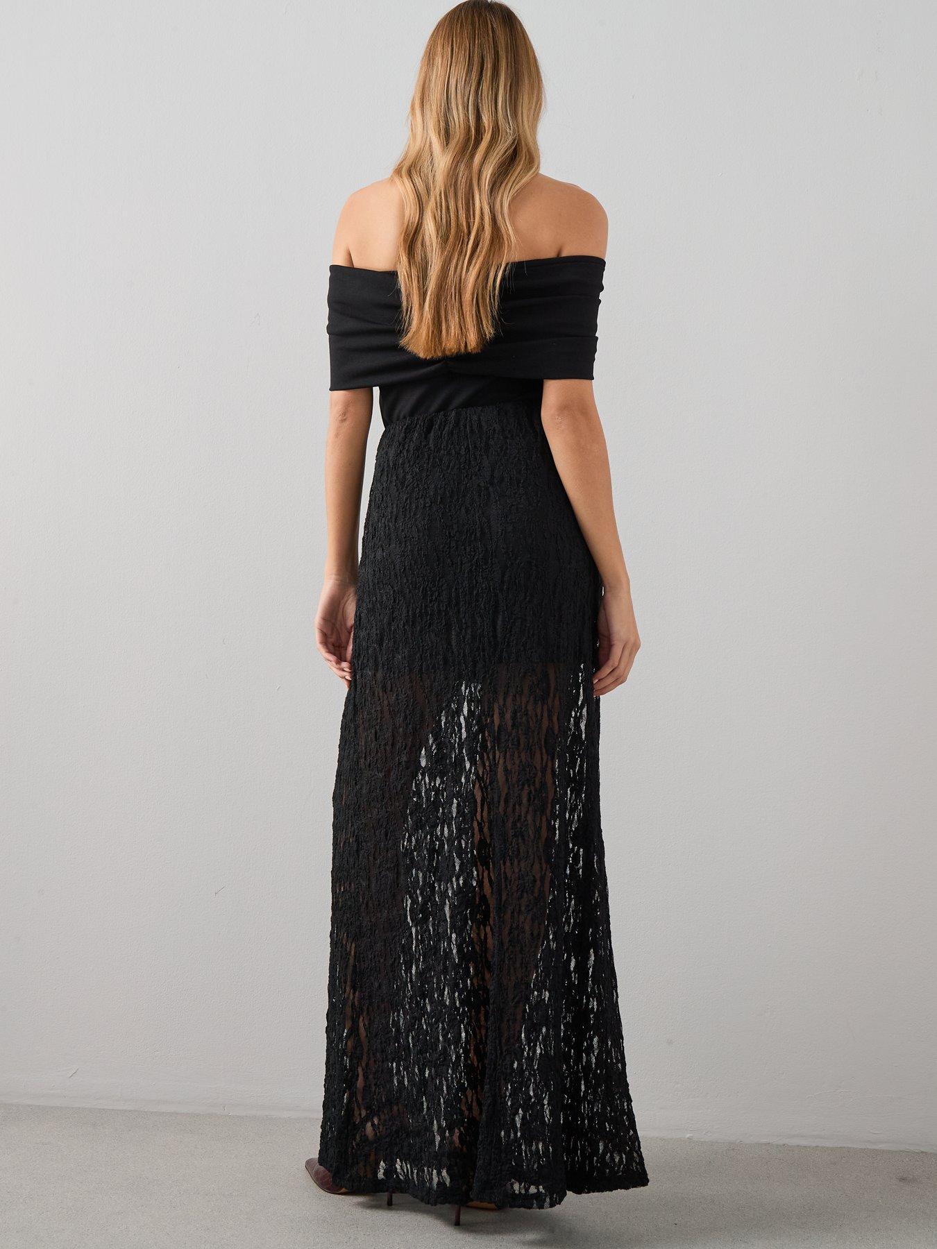 the-very-collection-lace-midaxi-skirt-blackstillFront