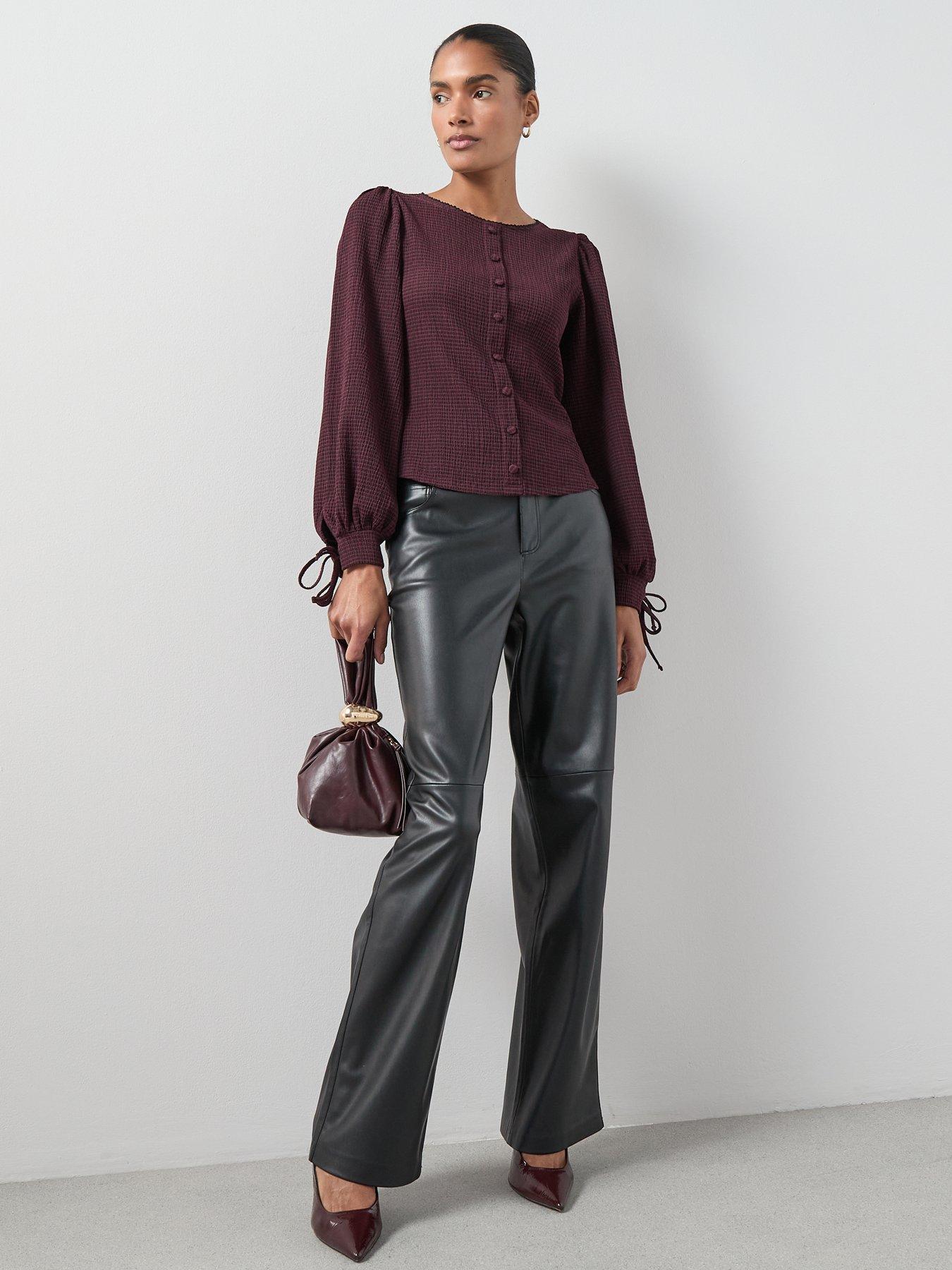 the-very-collection-gingham-check-lace-trim-top-printback