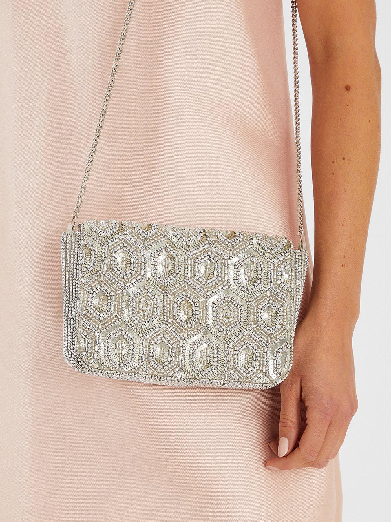 accessorize-embellished-fold-over-clutch-bag-silverstillFront