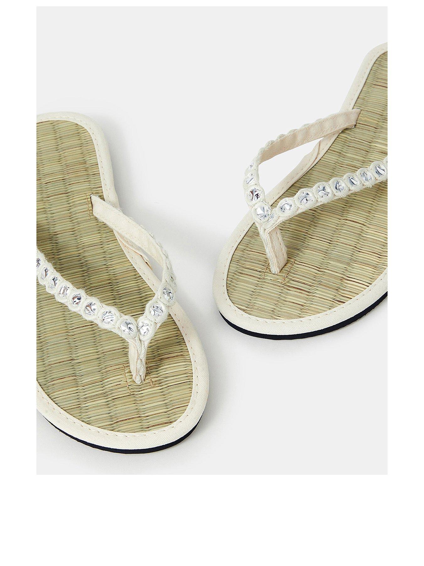 accessorize-mirror-embellished-seagrass-flip-flops-creamback