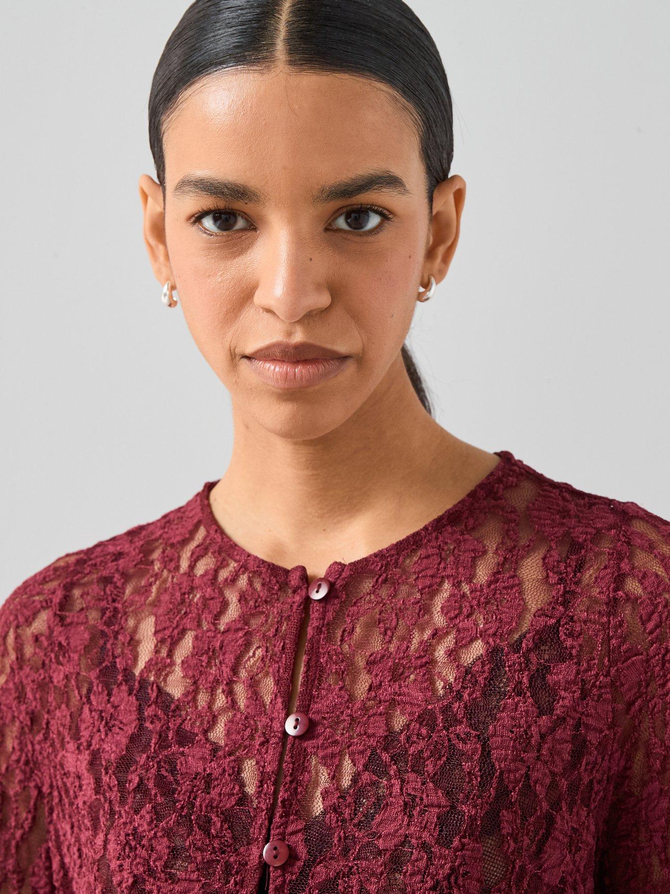 the-very-collection-button-up-lace-top-burgundyoutfit