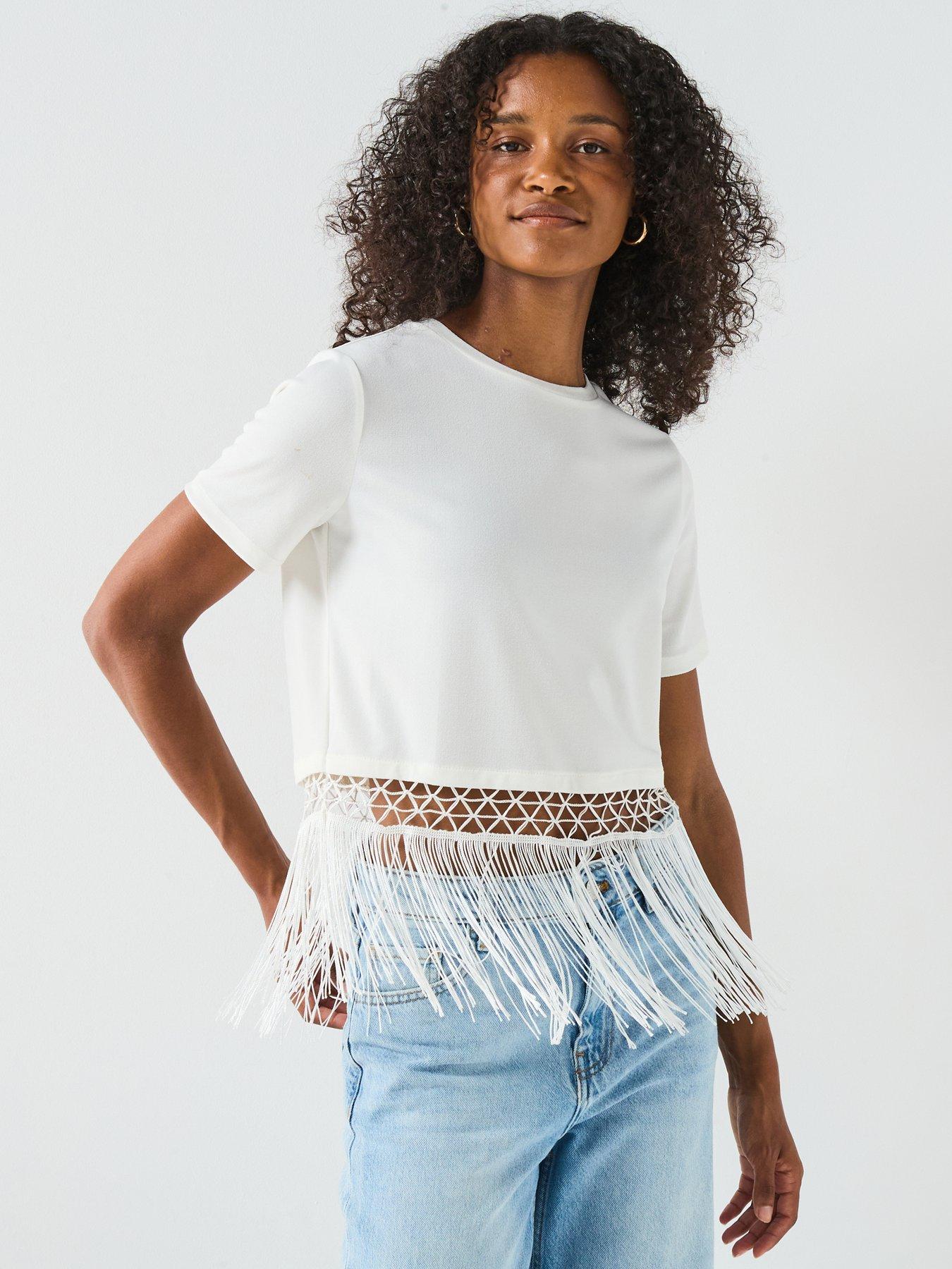 v-by-very-fringe-hem-top-white