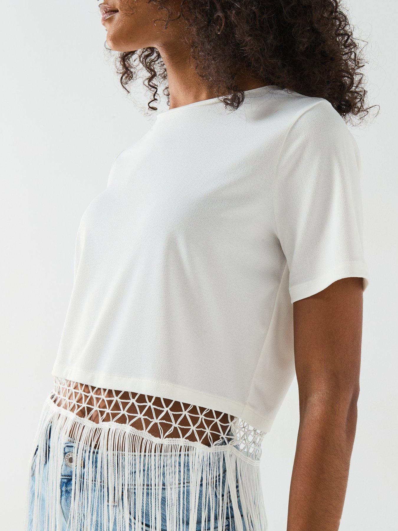 v-by-very-fringe-hem-top-whiteoutfit