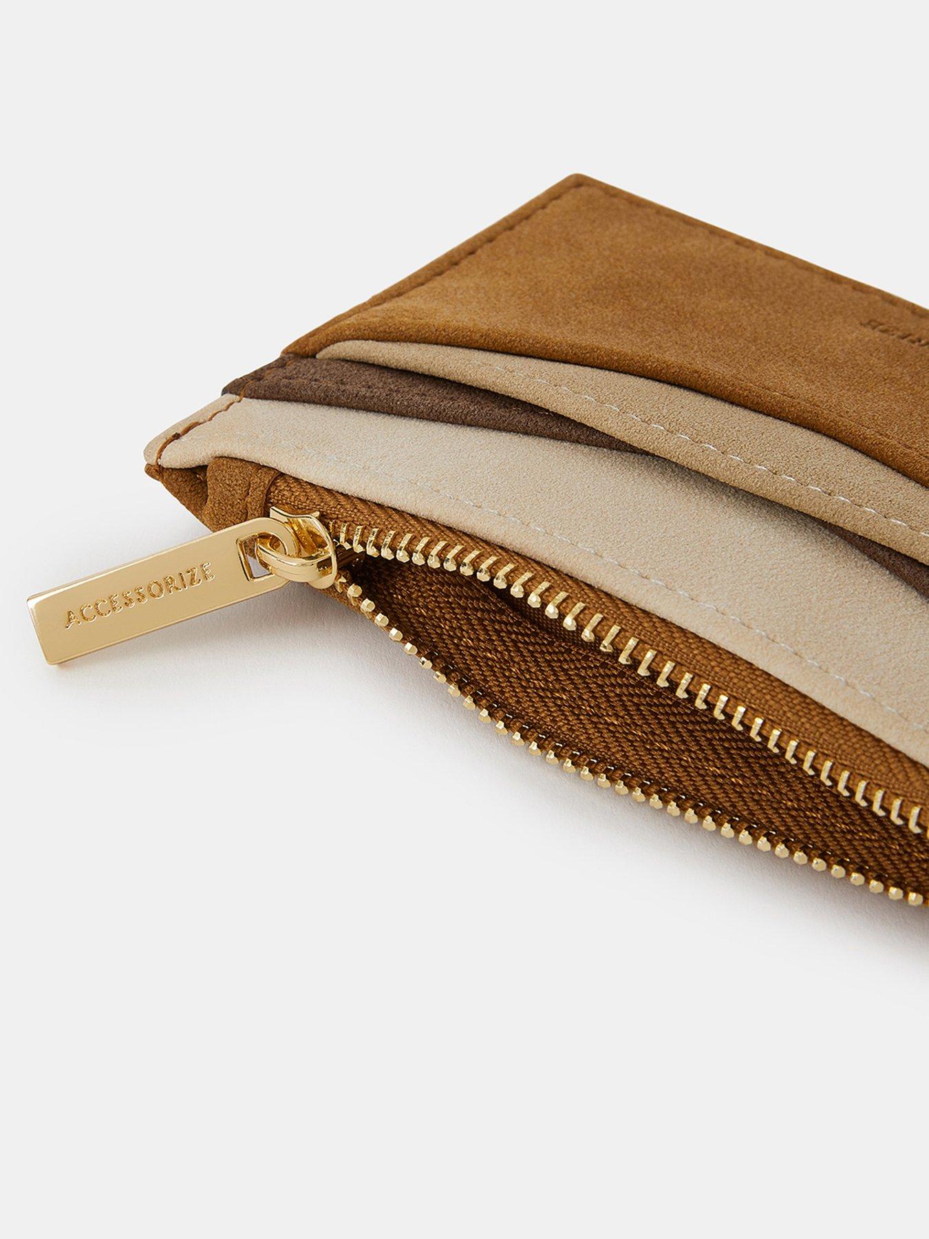 Image 3 of 3 of Accessorize Suedette Card Holder - Multi
