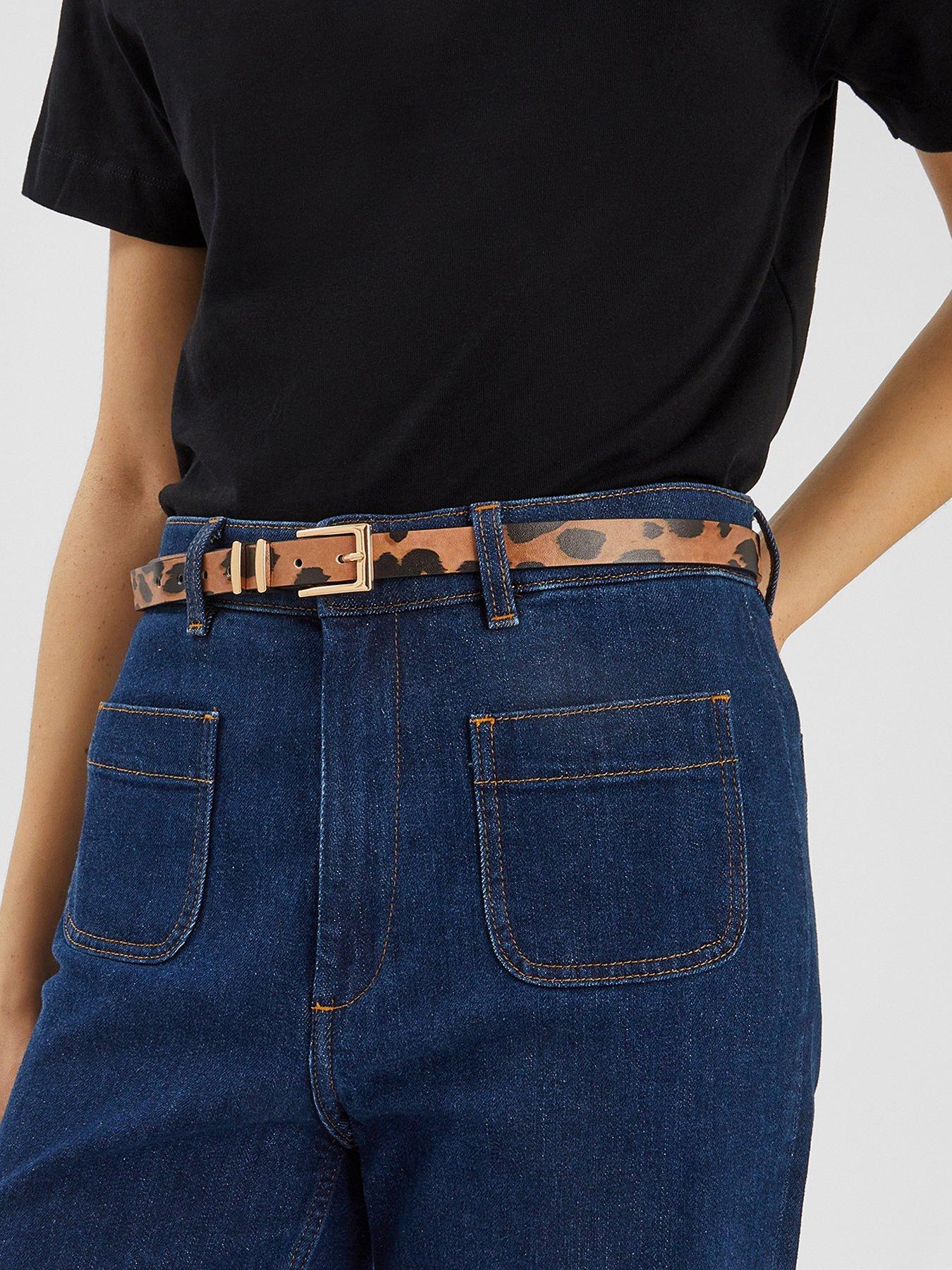 Image 2 of 4 of Accessorize 2-pack Skinny Belts - Multi