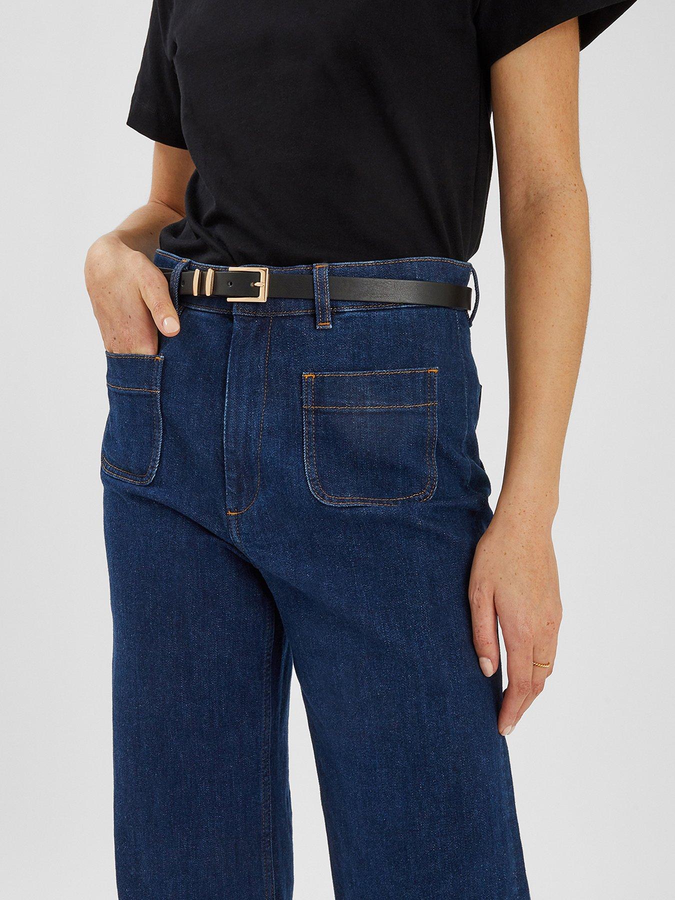 Image 3 of 4 of Accessorize 2-pack Skinny Belts - Multi