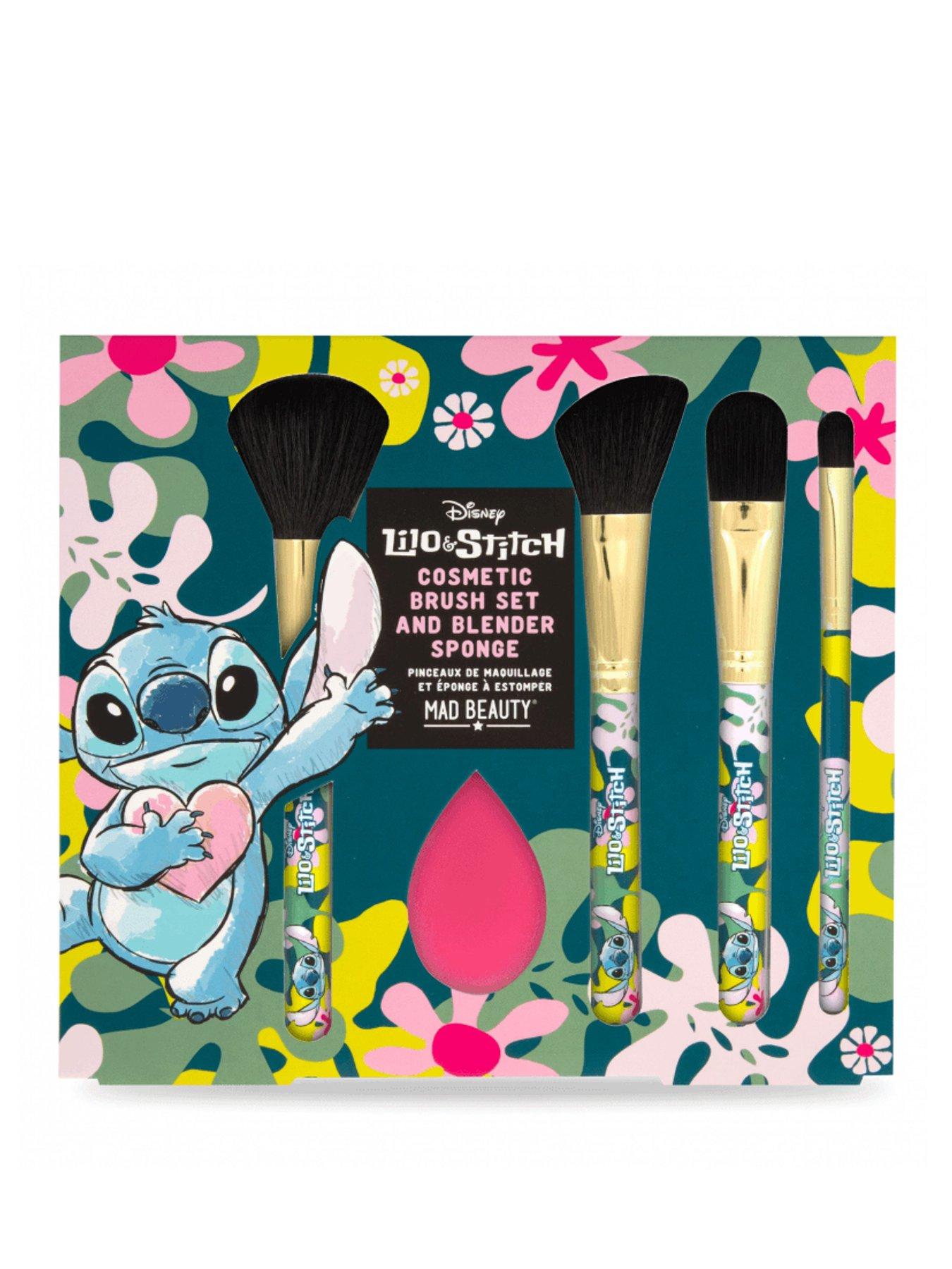 Disney Stitch Disney Stitch Cosmetic Brush and Beauty Blender Set