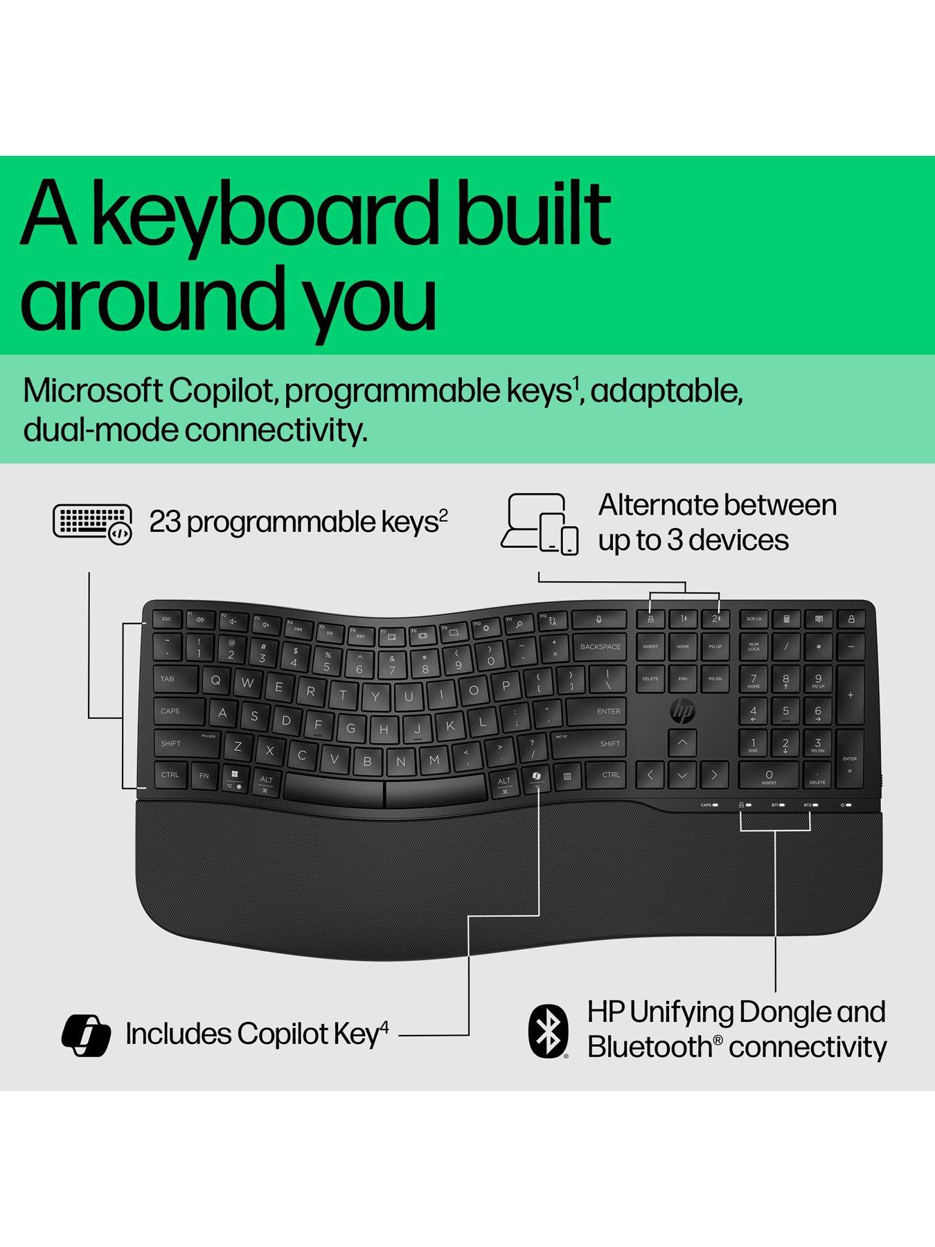 Image 4 of 7 of HP HP 680 Comfort Dual-Mode Keyboard