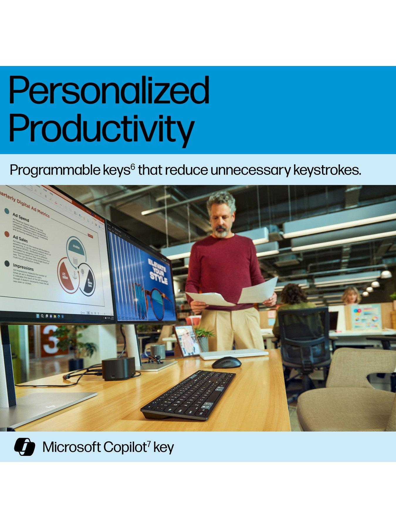 Image 4 of 6 of HP HP 720 Multi-Device Rechargeable Wireless Keyboard