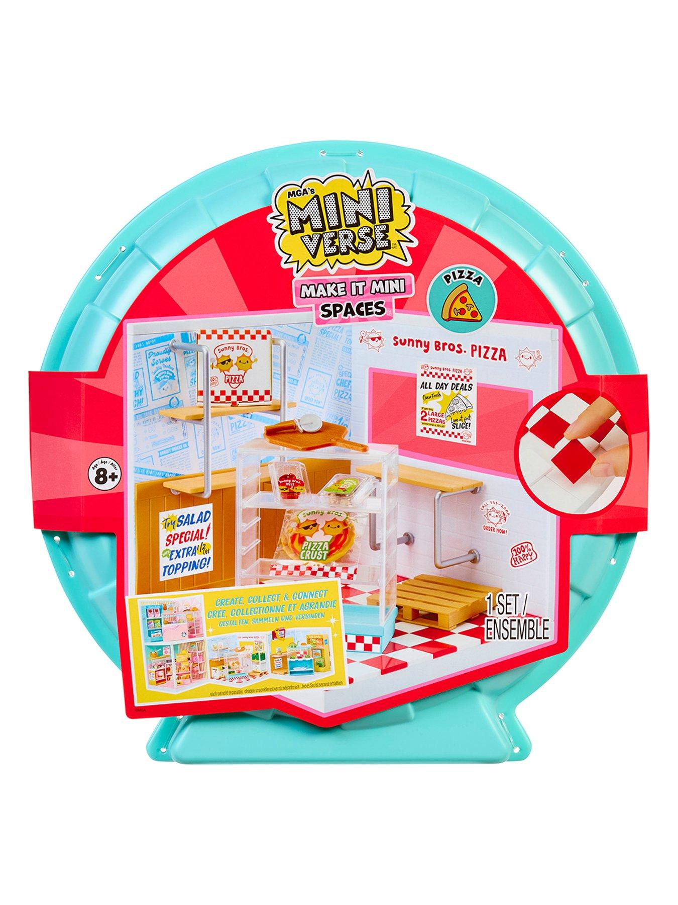Image 7 of 8 of Mini Verse MGA's Miniverse Make It Mini Spaces Pizza Shop Building Set