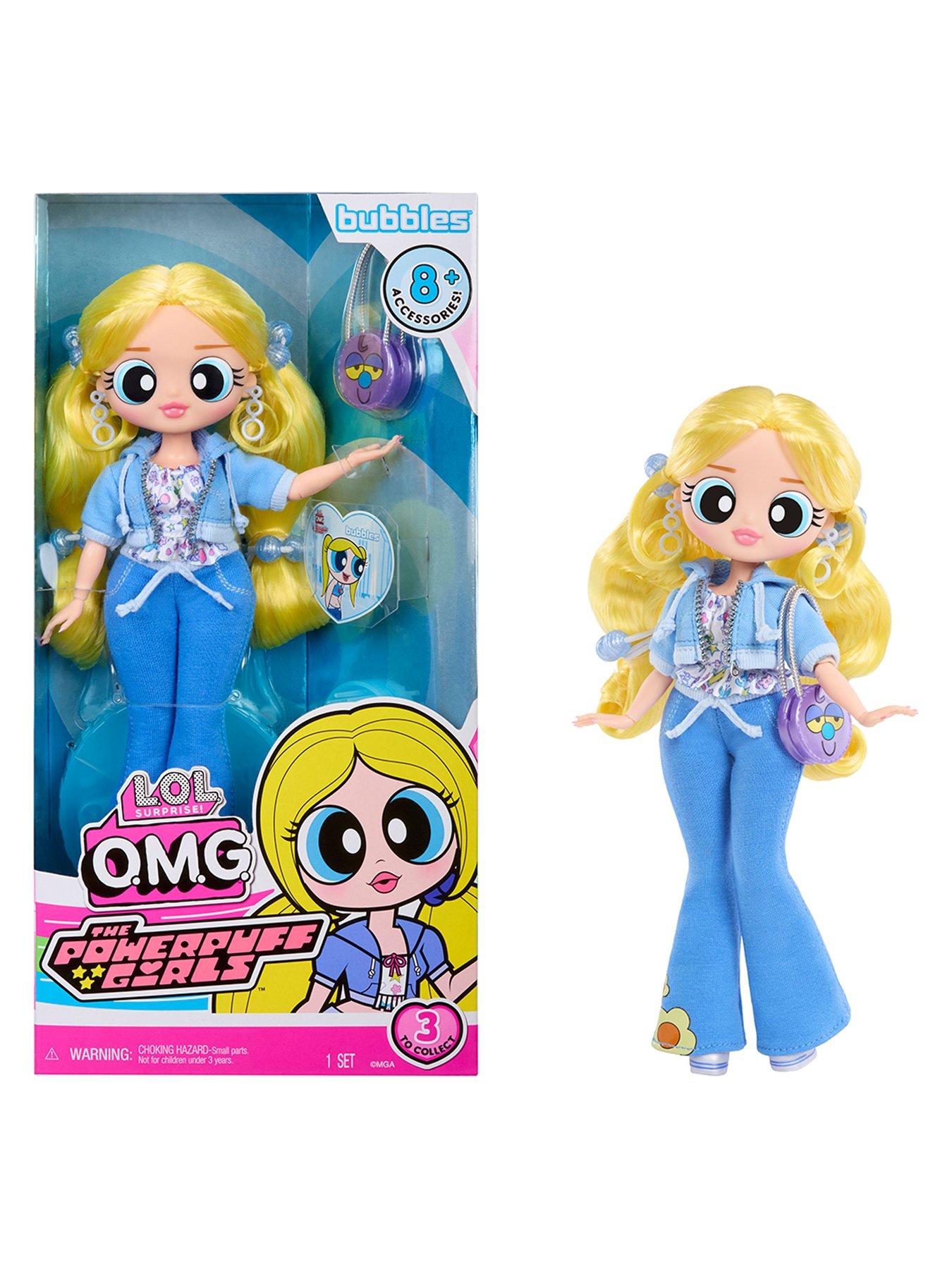 Image 6 of 7 of L.O.L Surprise! O.M.G. The Powerpuff Girls Bubbles Doll with Accessories