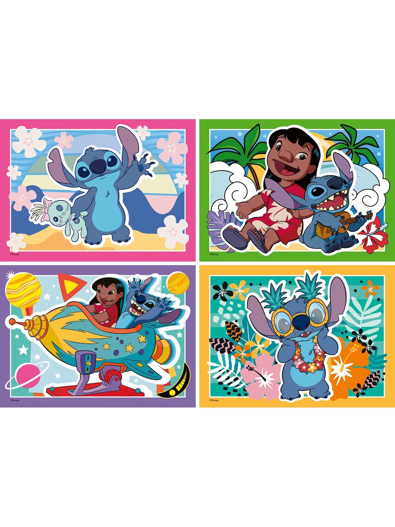 Image 2 of 6 of Disney Stitch Speedy Puzzle &ndash; 4x 35-Piece Jigsaw Puzzle Speed Challenge Game